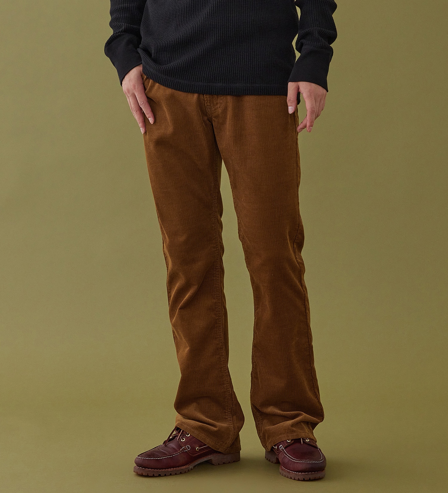 Lee(リー)の【予約P】AMERICAN STANDARD 102 ブーツカット コーデュロイ【暖】|パンツ/パンツ/メンズ|キャメル