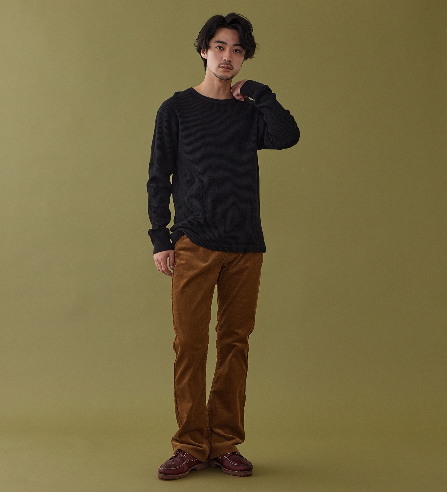 Lee(リー)の【予約P】AMERICAN STANDARD 102 ブーツカット コーデュロイ【暖】|パンツ/パンツ/メンズ|キャメル