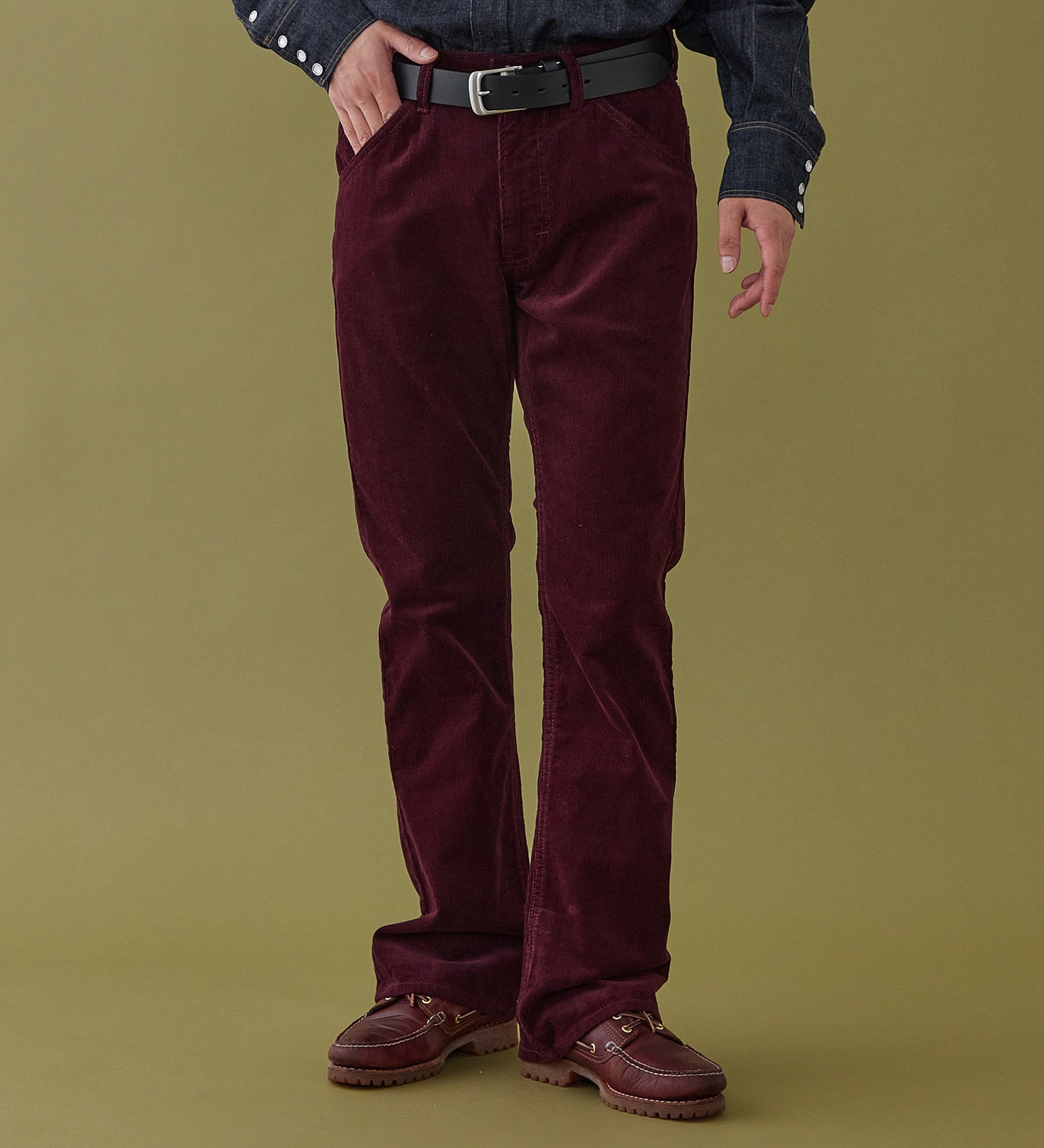 Lee(リー)の【予約P】AMERICAN STANDARD 102 ブーツカット コーデュロイ【暖】|パンツ/パンツ/メンズ|ワイン