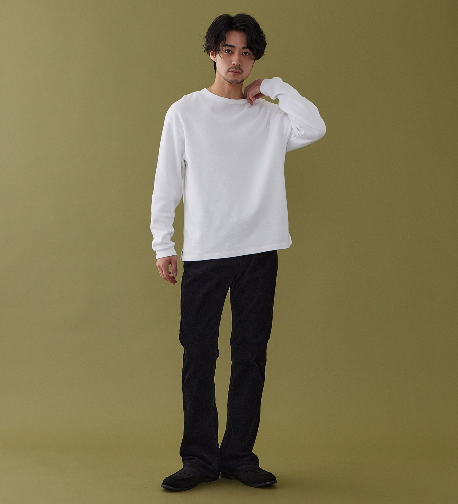 Lee(リー)の【予約P】AMERICAN STANDARD 102 ブーツカット コーデュロイ【暖】|パンツ/パンツ/メンズ|ブラック