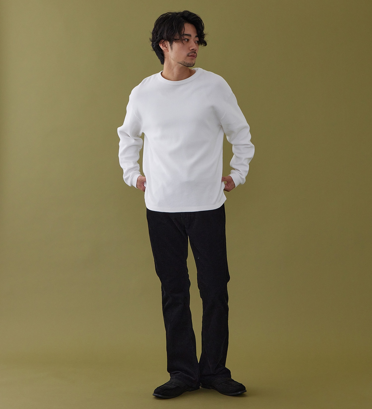 Lee(リー)の【予約P】AMERICAN STANDARD 102 ブーツカット コーデュロイ【暖】|パンツ/パンツ/メンズ|ブラック
