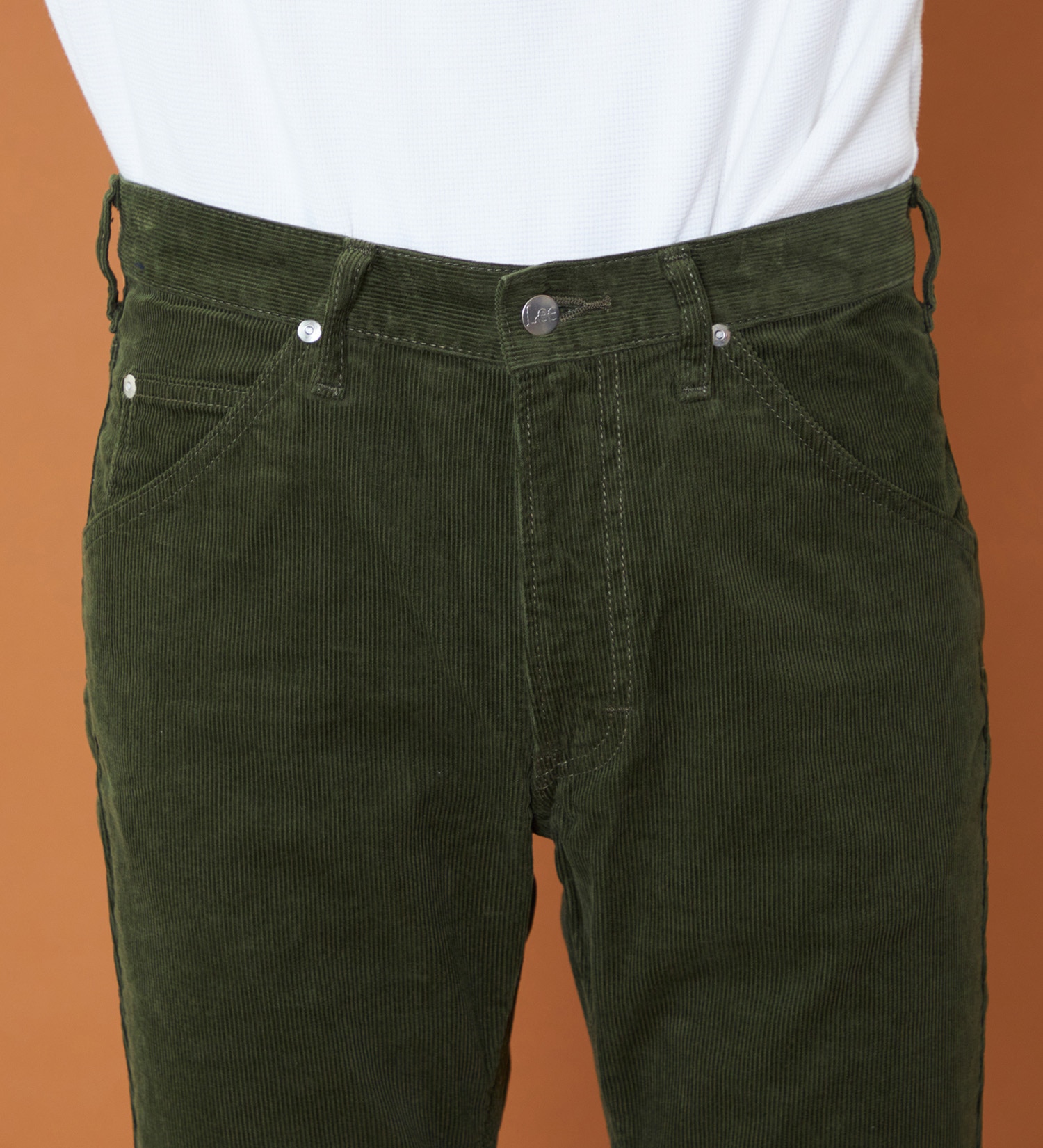 Lee(リー)の【予約P】【暖】AMERICAN STANDARD 102ブーツカット コーデュロイパンツ/コーデュロイセットアップ可|パンツ/パンツ/メンズ|オリーブ