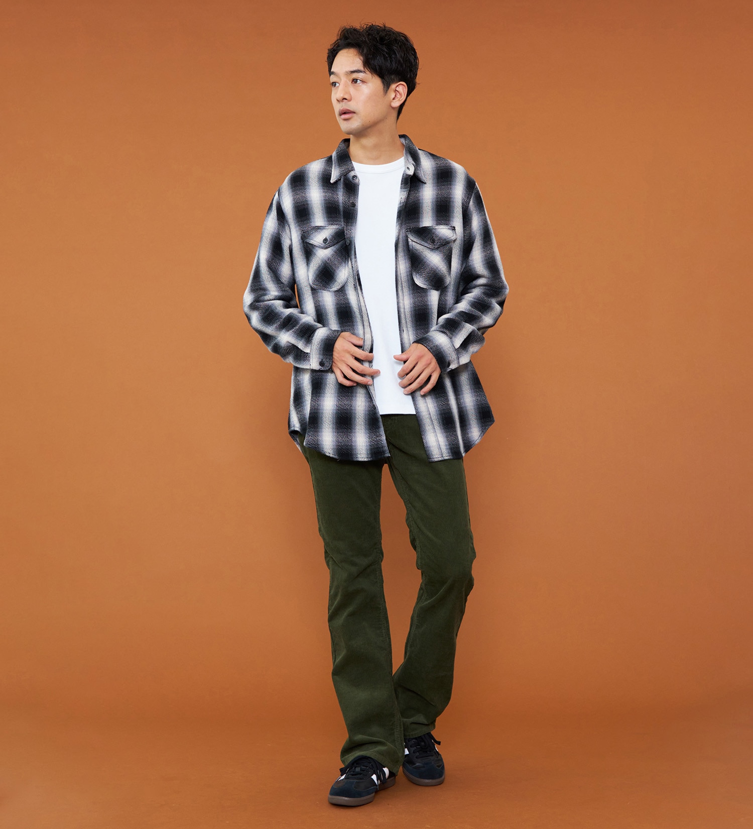 Lee(リー)の【予約P】【暖】AMERICAN STANDARD 102ブーツカット コーデュロイパンツ/コーデュロイセットアップ可|パンツ/パンツ/メンズ|オリーブ