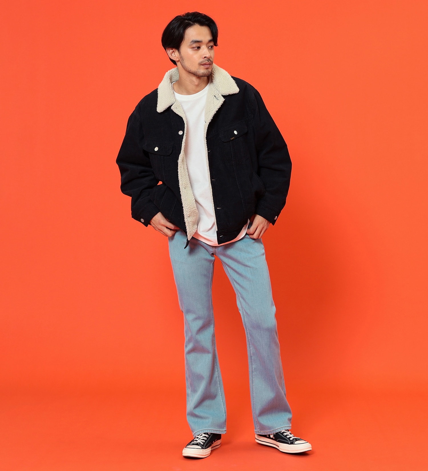Lee(リー)の【先行SALE】【3,000円OFF】【裏起毛】AMERICAN STANDARD 102 ブーツカット【暖】|パンツ/デニムパンツ/メンズ|淡色ブルー