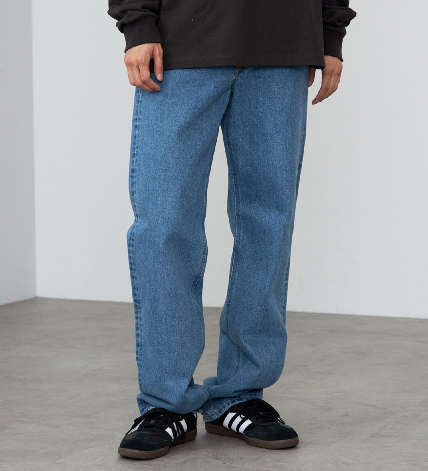 Lee(リー)のAMERICAN STANDARD 200 フルカットジーンズ【股下長め84cm】|パンツ/デニム/ジーンズパンツ/メンズ|淡色ブルー