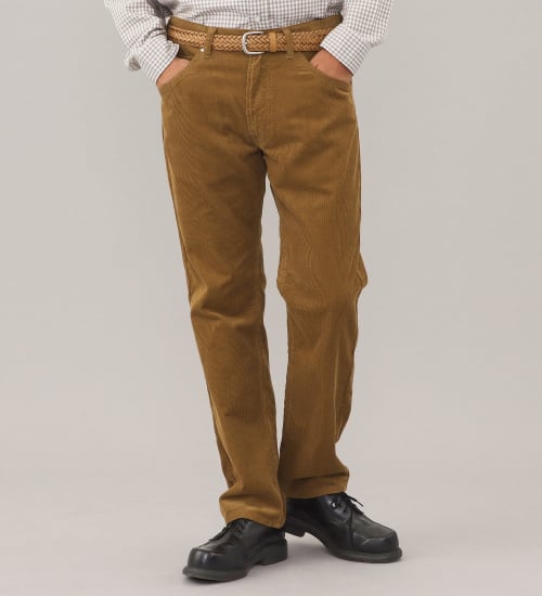 Lee(リー)の【予約P】AMERICAN STANDARD 201 ストレート コーデュロイ【暖】|パンツ/パンツ/メンズ|キャメル