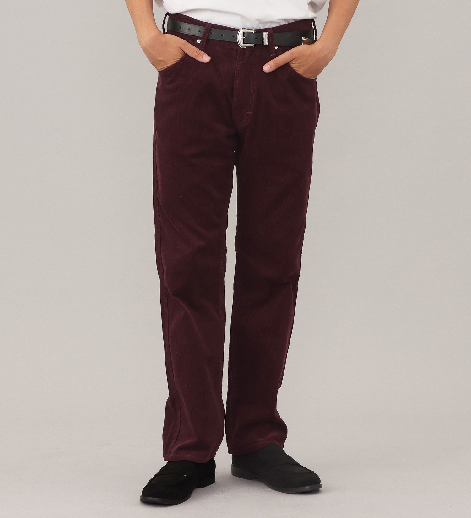 Lee(リー)の【予約P】AMERICAN STANDARD 201 ストレート コーデュロイ【暖】|パンツ/パンツ/メンズ|ワイン