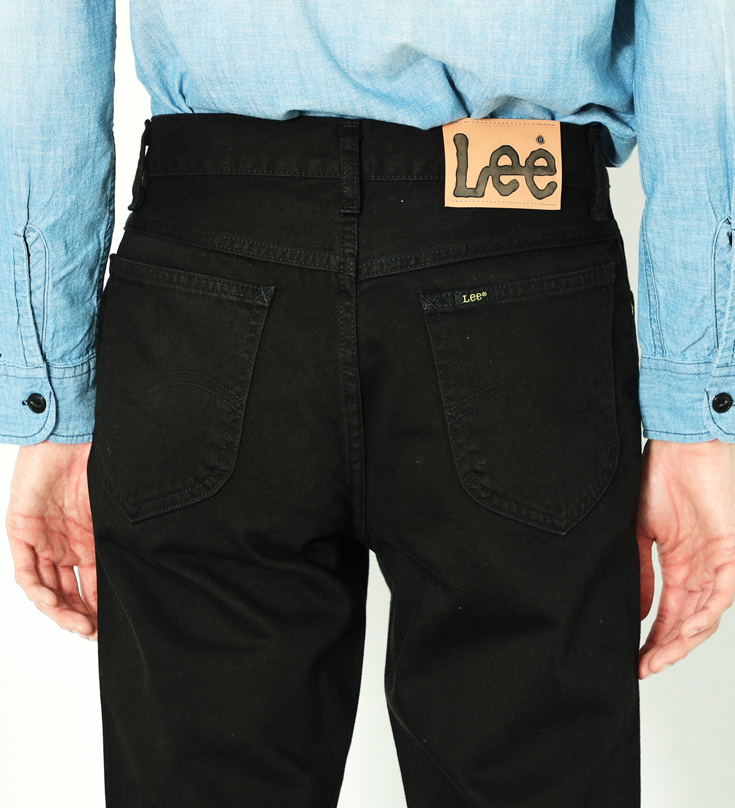 Lee(リー)のAMERICAN STANDARD 201ウエスターナー サテン ストレート|パンツ/デニムパンツ/メンズ|ブラック