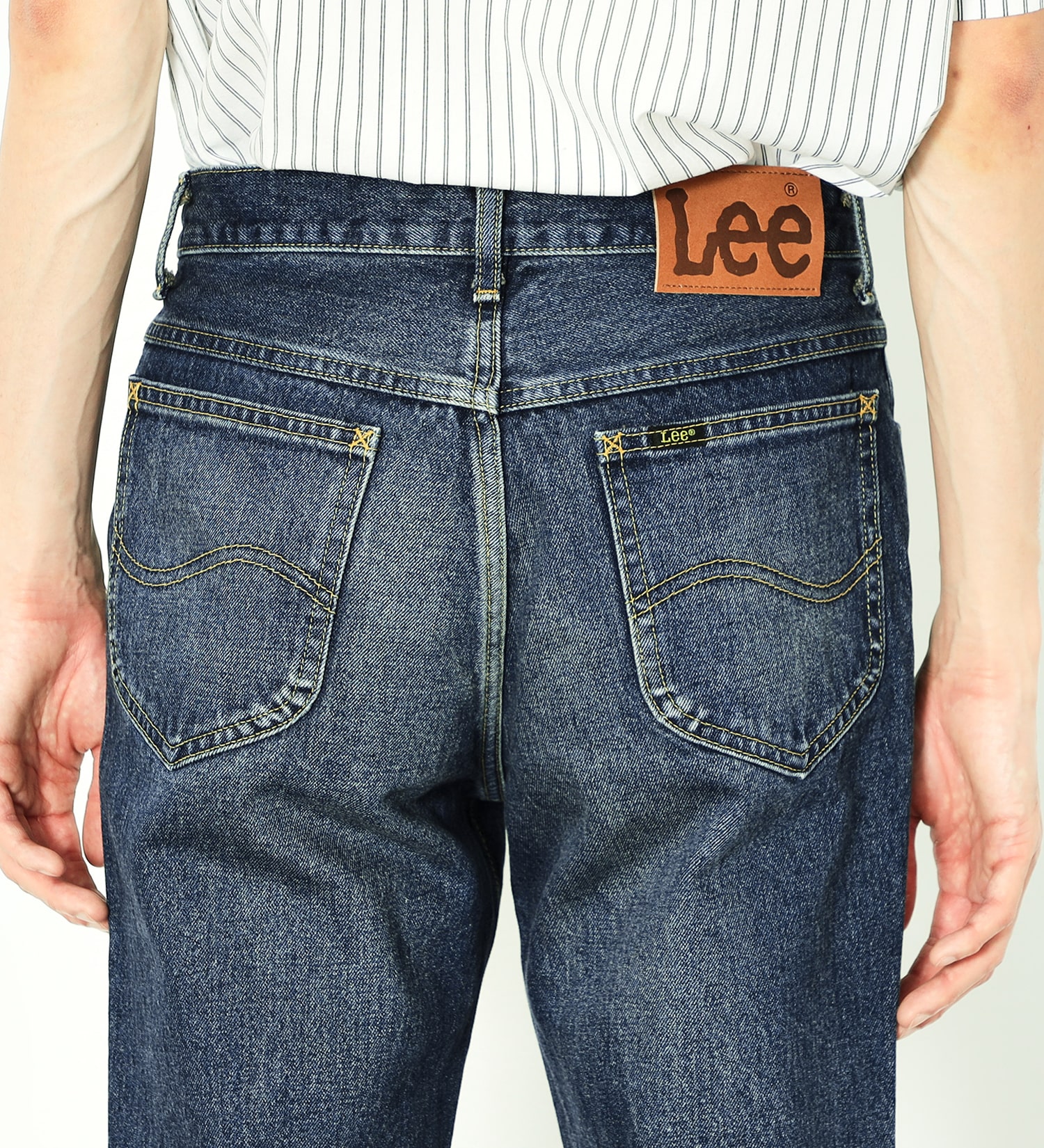 Lee(リー)の【試着対象】AMERICAN STANDARD 201 ストレートジーンズ|パンツ/デニムパンツ/メンズ|中色ブルー