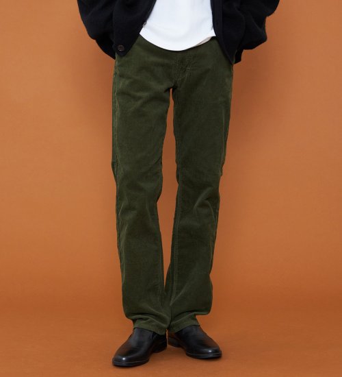 Lee(リー)の【予約P】【暖】AMERICAN STANDARD 201ストレート コーデュロイパンツ/コーデュロイセットアップ可|パンツ/パンツ/メンズ|オリーブ