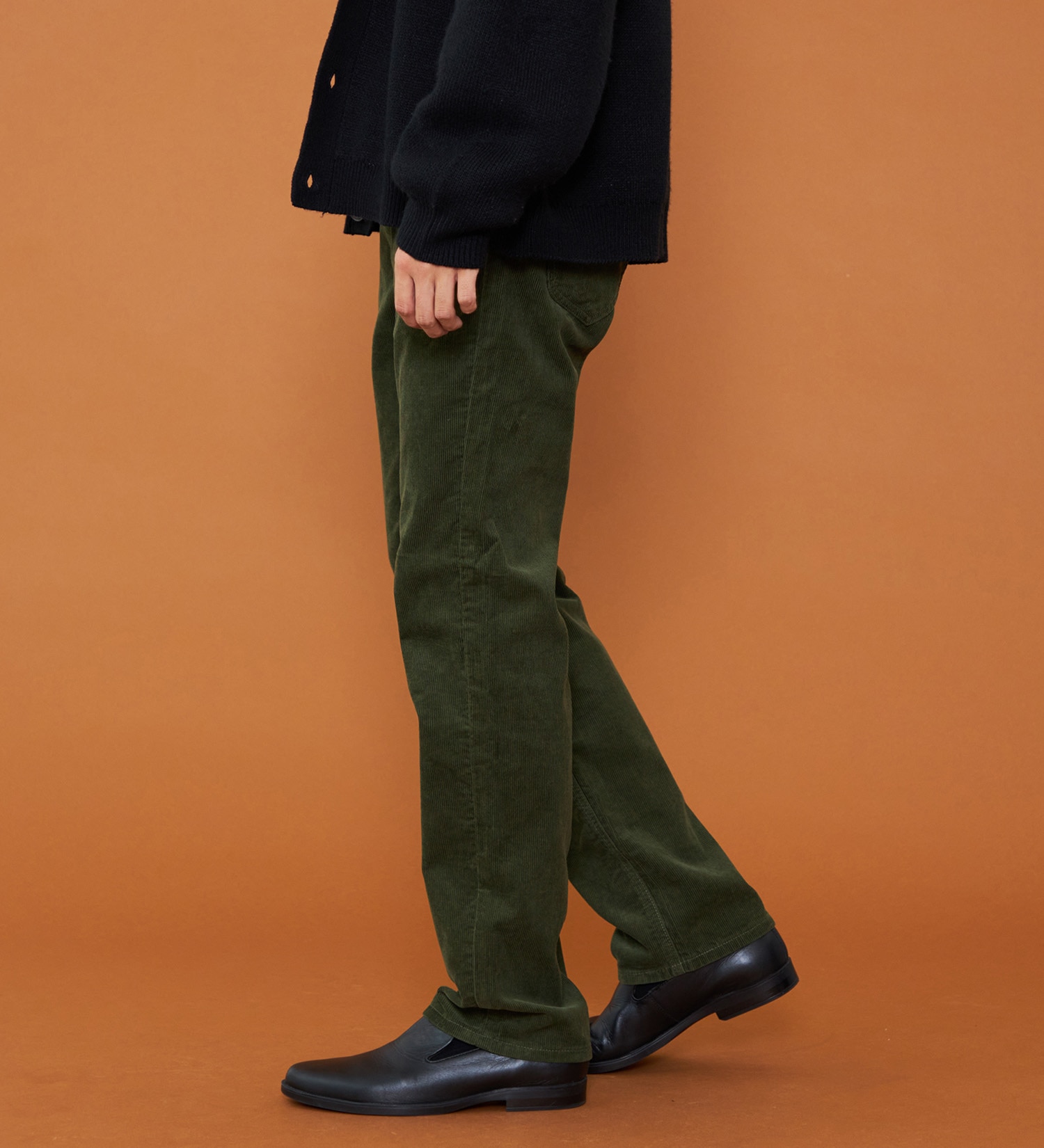 Lee(リー)の【予約P】【暖】AMERICAN STANDARD 201ストレート コーデュロイパンツ/コーデュロイセットアップ可|パンツ/パンツ/メンズ|オリーブ
