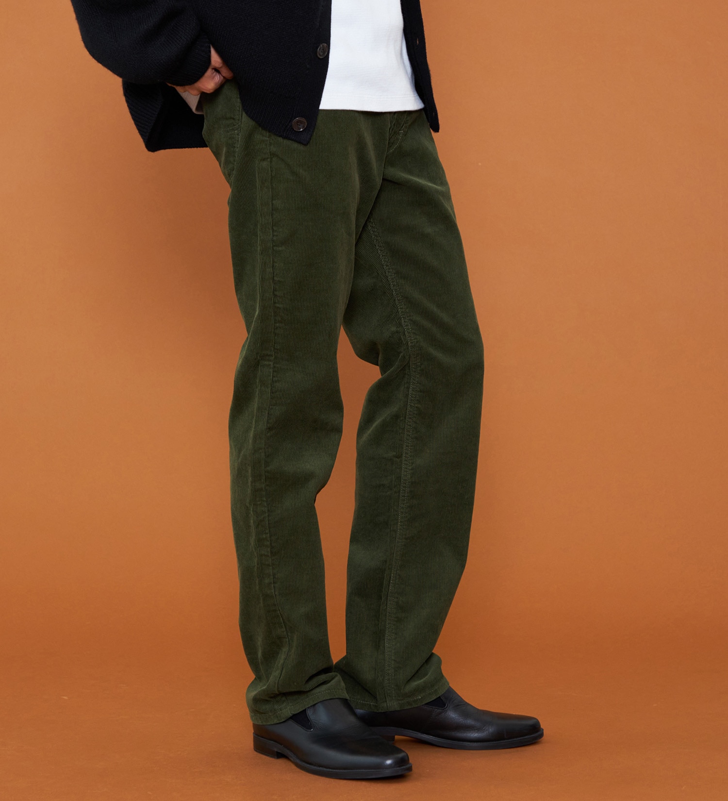 Lee(リー)の【予約P】【暖】AMERICAN STANDARD 201ストレート コーデュロイパンツ/コーデュロイセットアップ可|パンツ/パンツ/メンズ|オリーブ