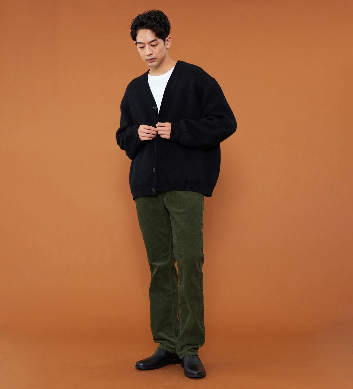 Lee(リー)の【予約P】【暖】AMERICAN STANDARD 201ストレート コーデュロイパンツ/コーデュロイセットアップ可|パンツ/パンツ/メンズ|オリーブ