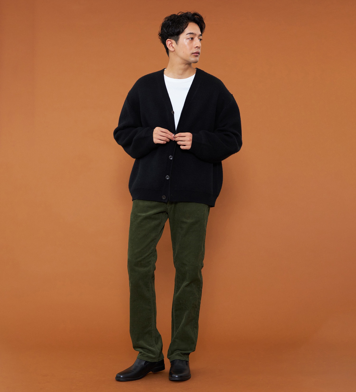 Lee(リー)の【予約P】【暖】AMERICAN STANDARD 201ストレート コーデュロイパンツ/コーデュロイセットアップ可|パンツ/パンツ/メンズ|オリーブ