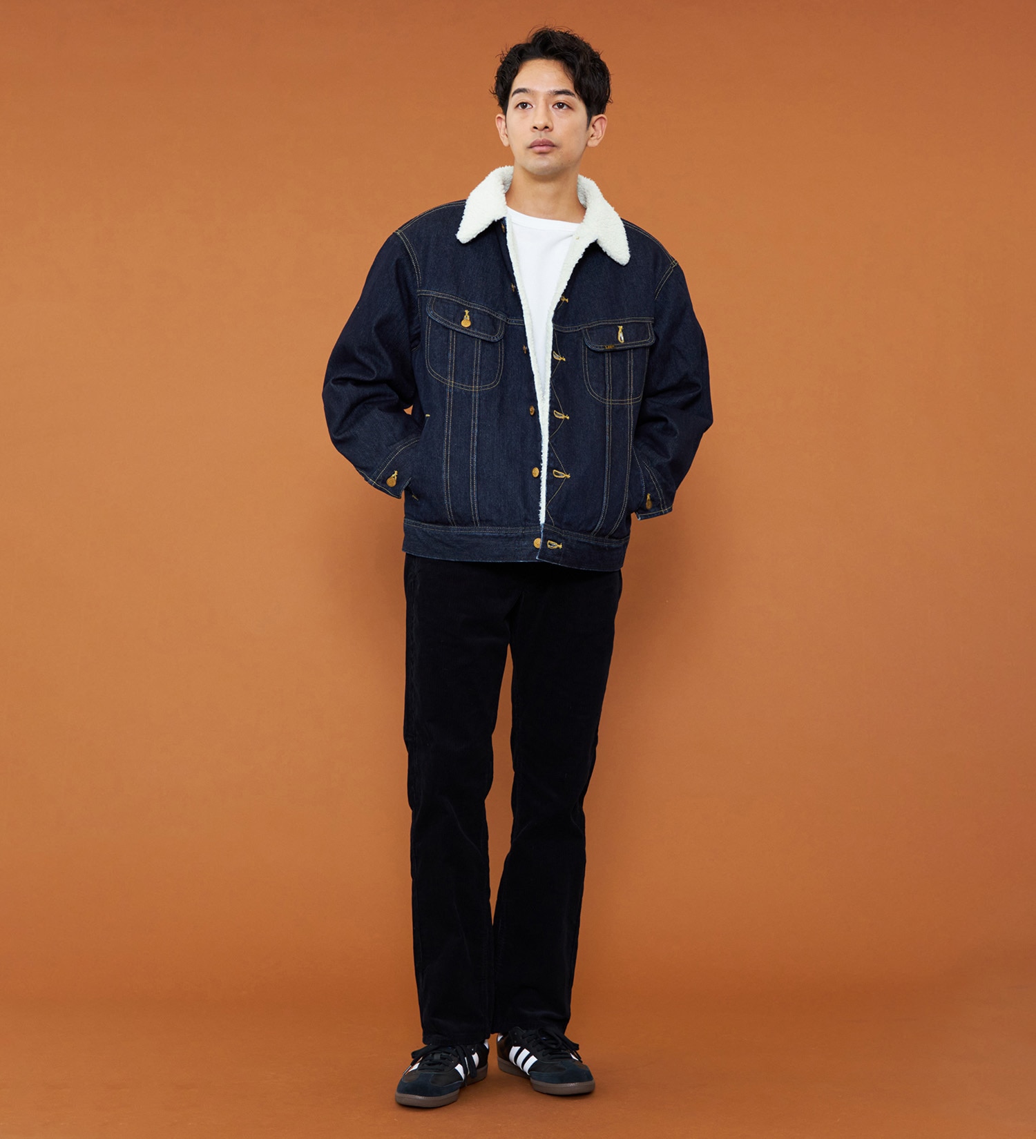Lee(リー)の【予約P】【暖】AMERICAN STANDARD 201ストレート コーデュロイパンツ/コーデュロイセットアップ可|パンツ/パンツ/メンズ|ブラック