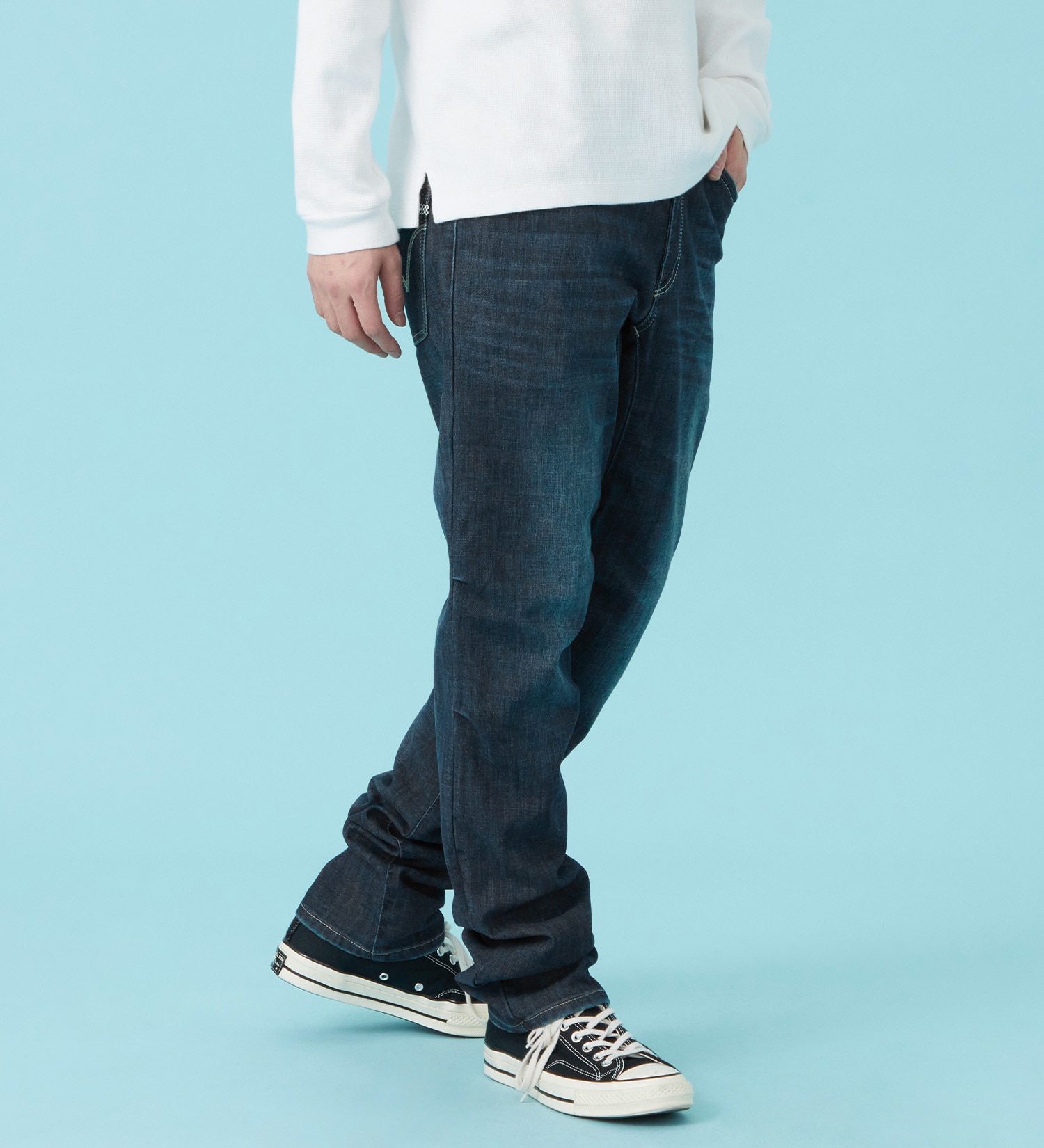 EDWIN(エドウイン)の【56design別注】【夏用】バイク用 COOL ライディングジーンズ デニムパンツ|パンツ/デニム / ジーンズパンツ/メンズ|濃色ブルー