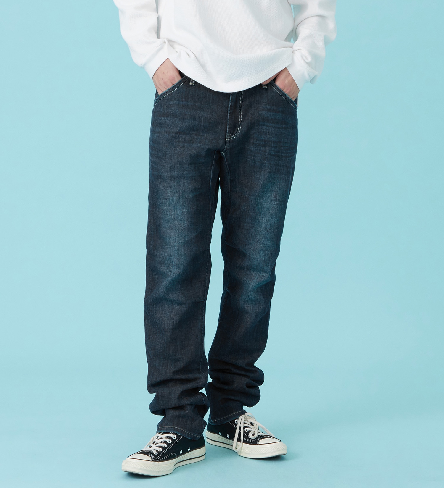 EDWIN(エドウイン)の【56design別注】【夏用】バイク用 COOL ライディングジーンズ デニムパンツ|パンツ/デニム / ジーンズパンツ/メンズ|濃色ブルー