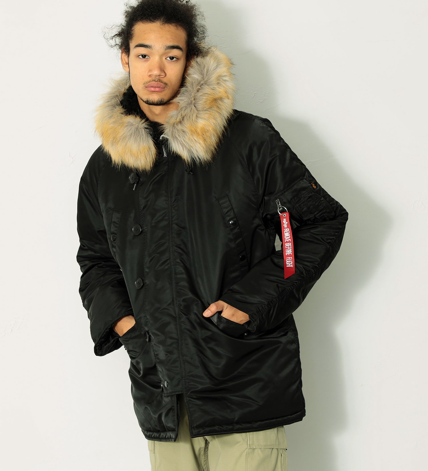 ALPHA INDUSTRIES　N3B　ミリタリーコート　ナイロン