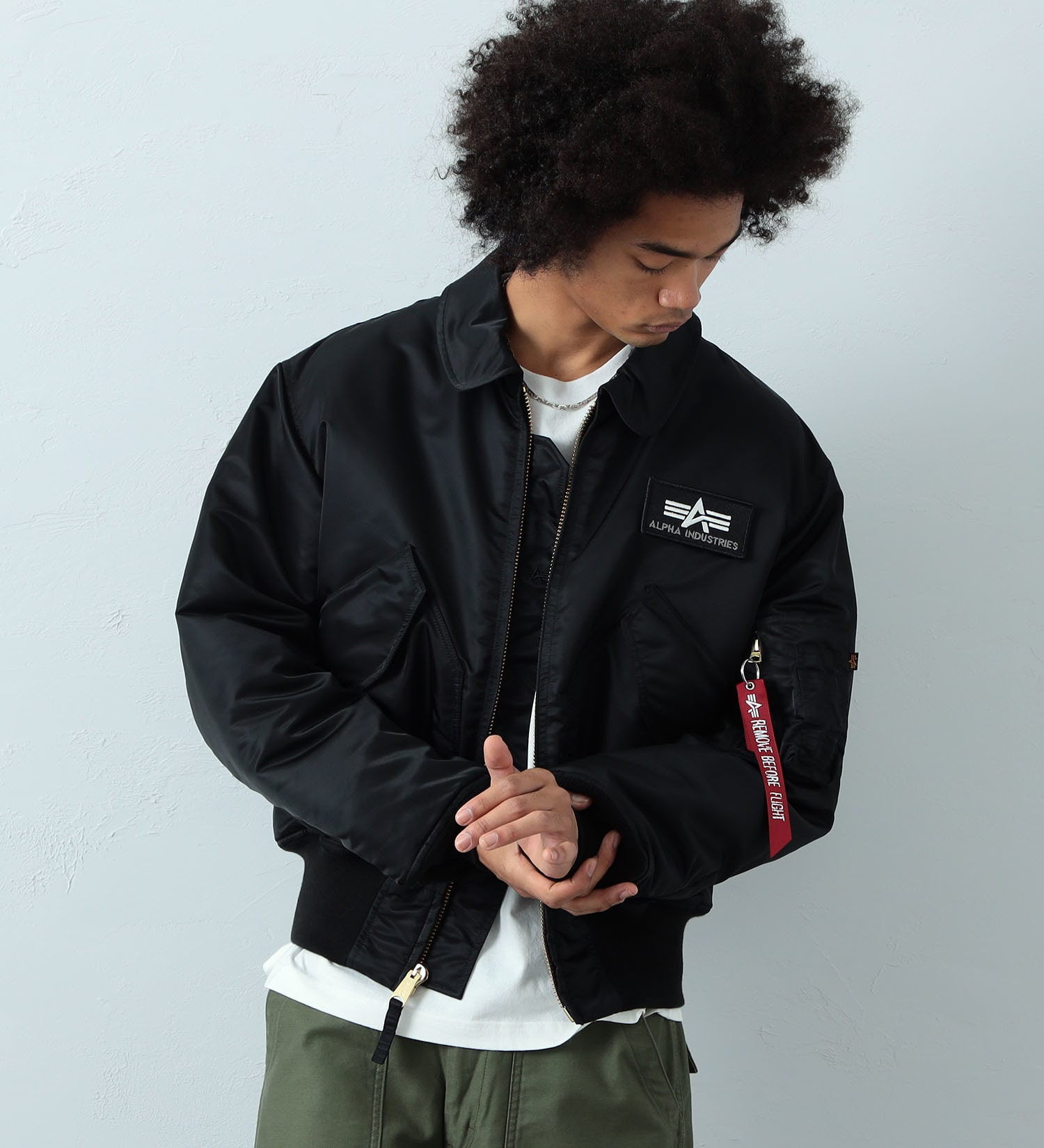 ALPHA INDUSTRIES MA-1 フライトジャケット CWU-45P - フライトジャケット