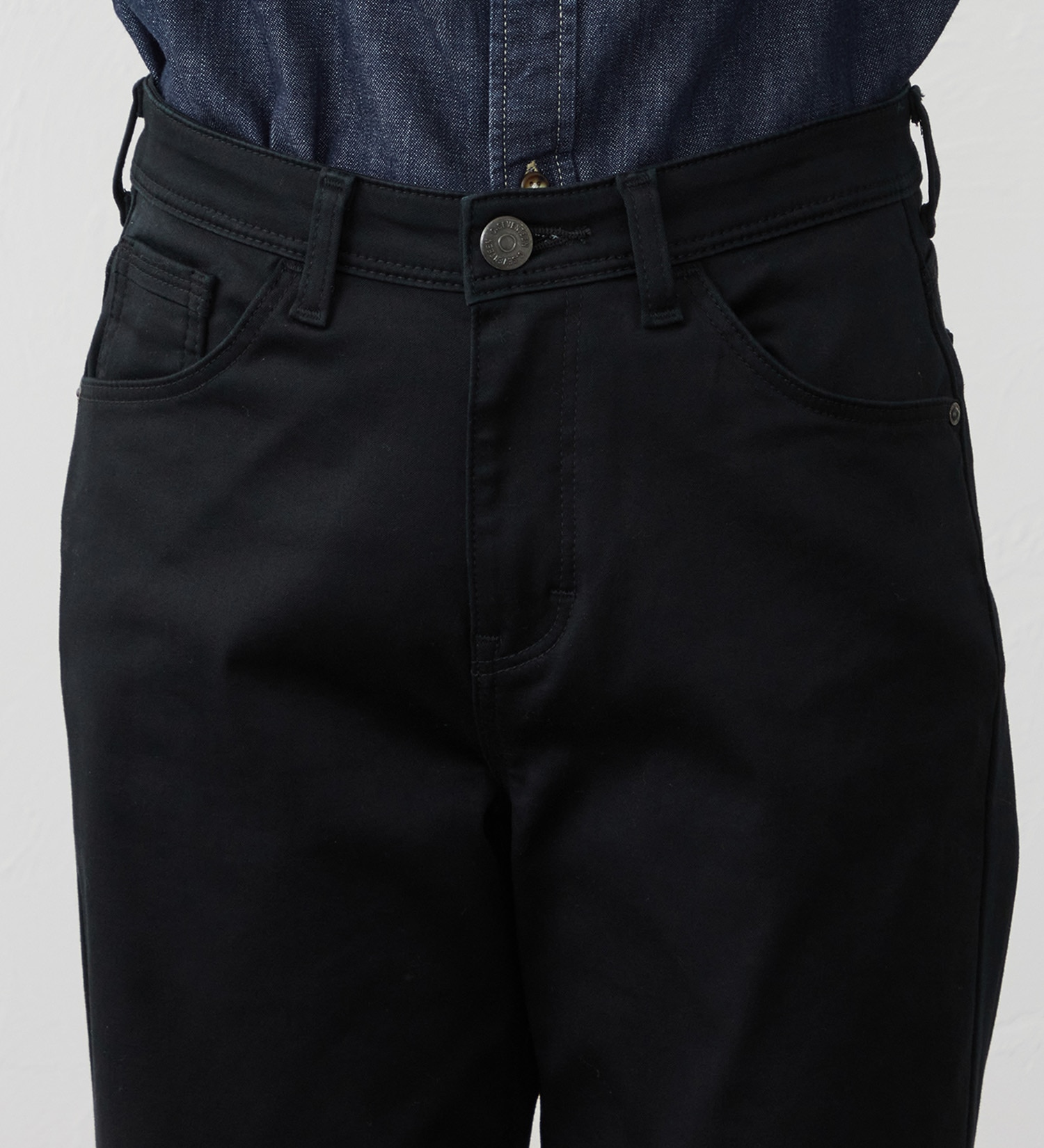 C17(シーセブンティーン)の【試着対象】【裾上げ無料】C17 ワイドデニムパンツ|パンツ/デニムパンツ/レディース|ブラック系その他