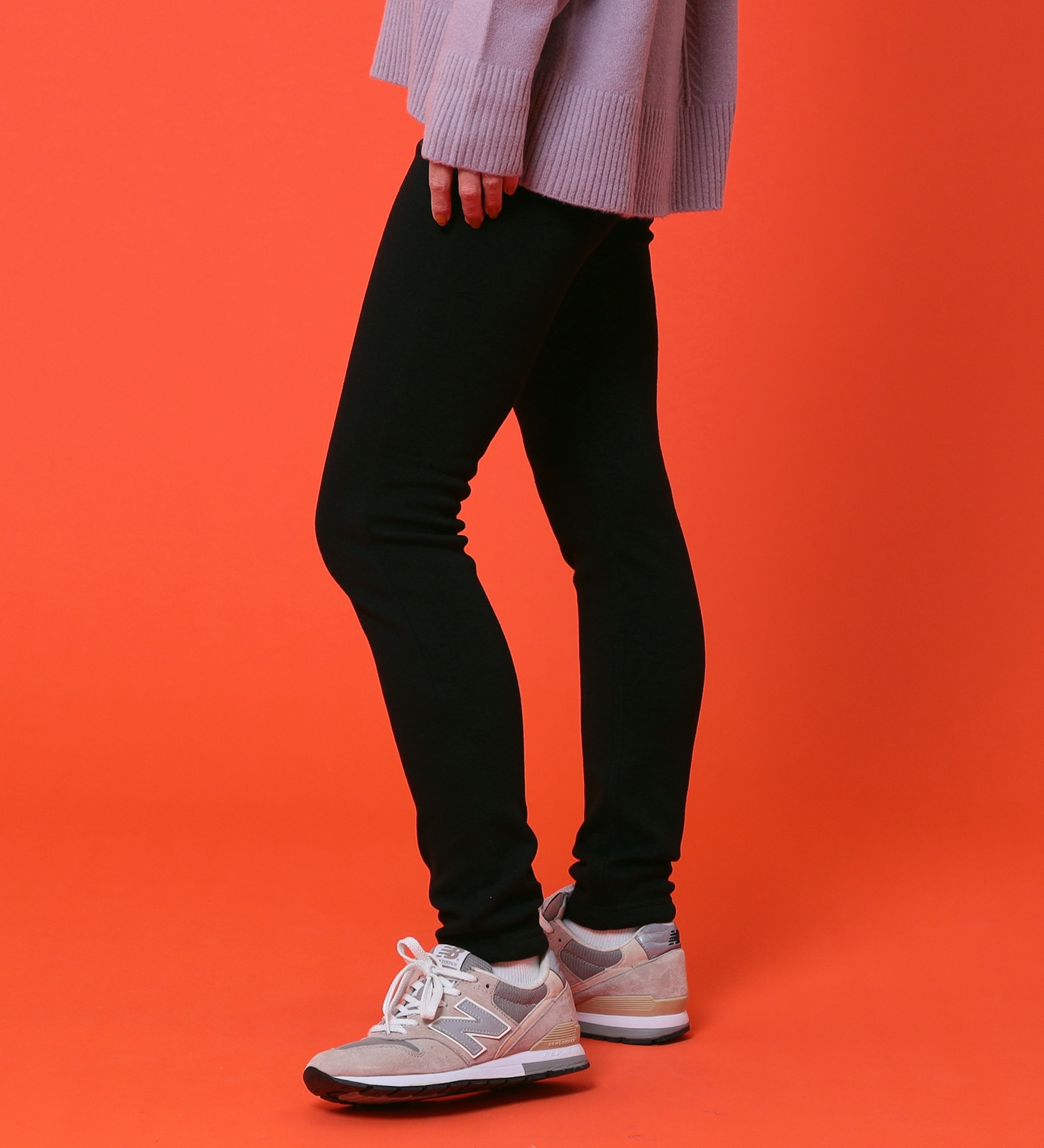 C17(シーセブンティーン)の【BLACKFRIDAY】C17 モコモコスキニーパンツ【暖】|パンツ/パンツ/レディース|ブラック