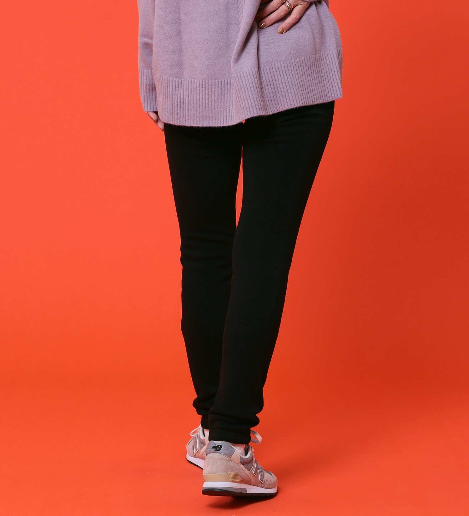 C17(シーセブンティーン)の【BLACKFRIDAY】C17 モコモコスキニーパンツ【暖】|パンツ/パンツ/レディース|ブラック