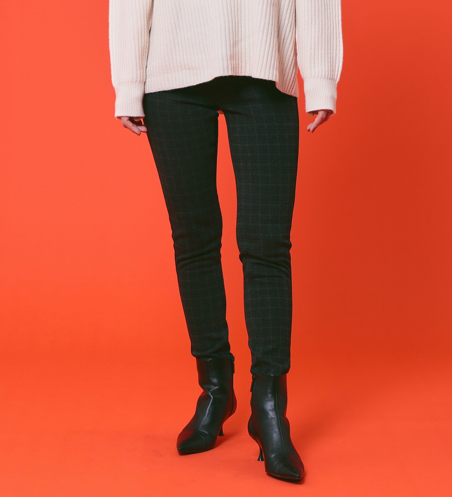 C17(シーセブンティーン)の【BLACKFRIDAY】C17 モコモコスキニーパンツ【暖】|パンツ/パンツ/レディース|チェック