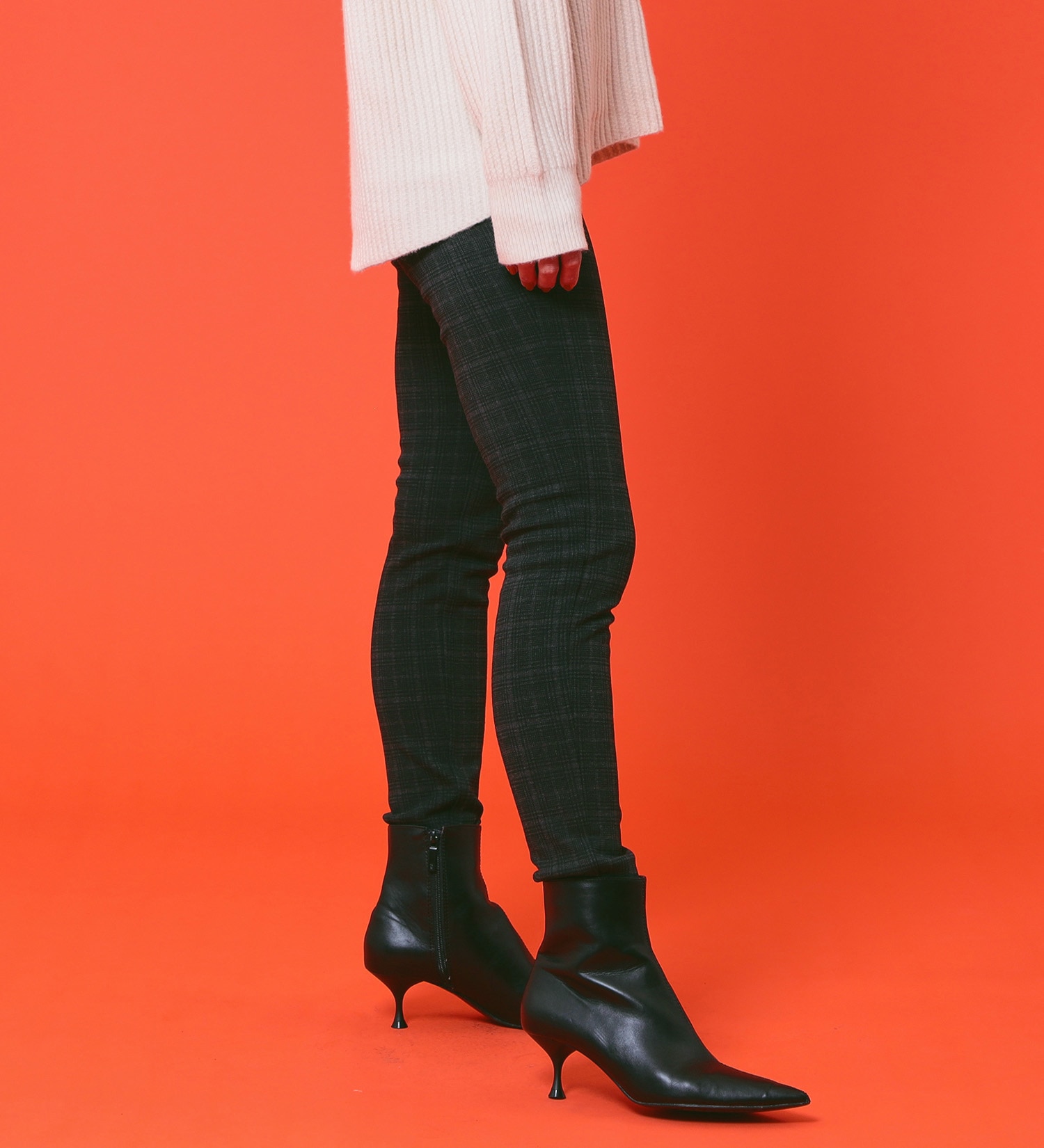 C17(シーセブンティーン)の【BLACKFRIDAY】C17 モコモコスキニーパンツ【暖】|パンツ/パンツ/レディース|チェック