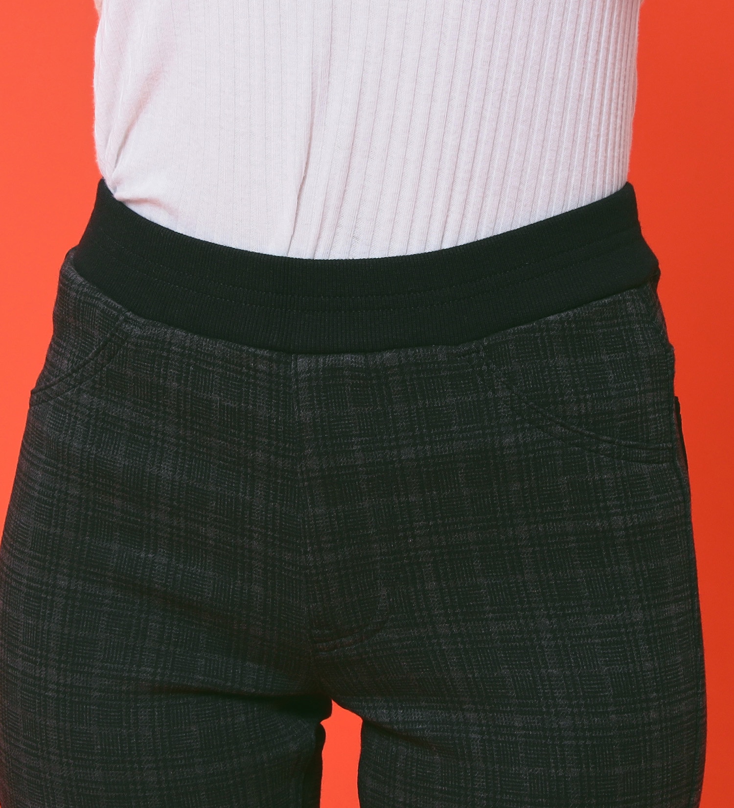 C17(シーセブンティーン)の【BLACKFRIDAY】C17 モコモコスキニーパンツ【暖】|パンツ/パンツ/レディース|チェック