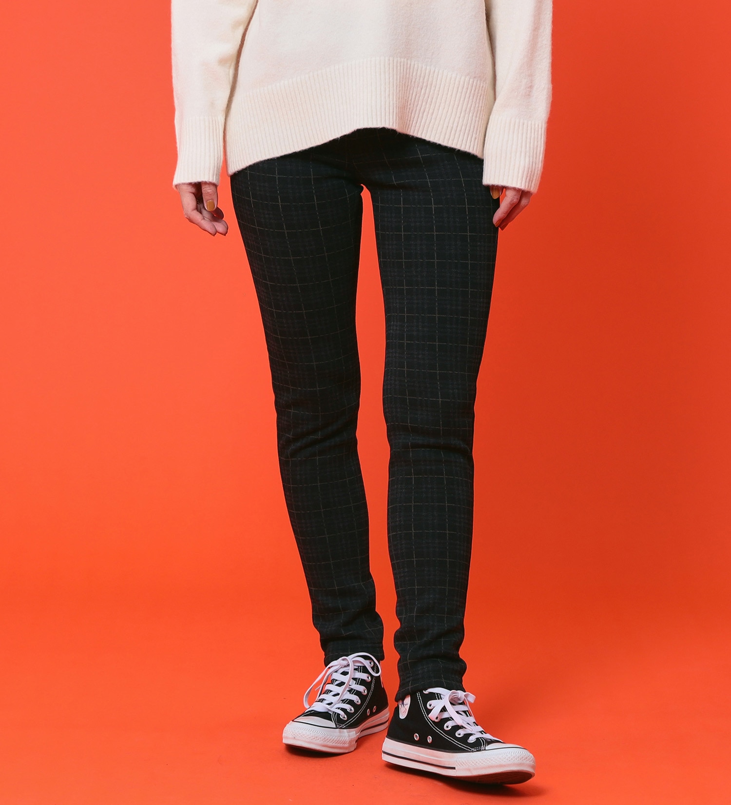 C17(シーセブンティーン)の【BLACKFRIDAY】C17 モコモコスキニーパンツ【暖】|パンツ/パンツ/レディース|チェック1