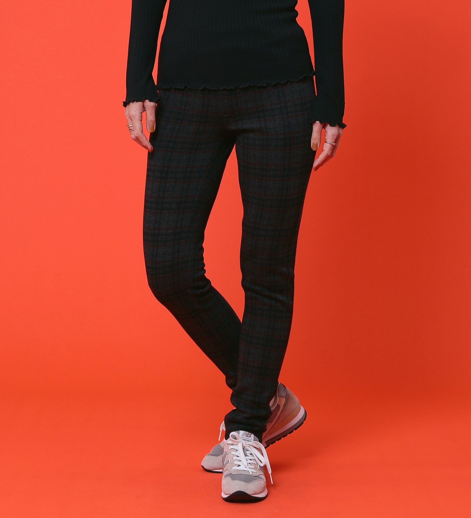 C17(シーセブンティーン)の【BLACKFRIDAY】C17 モコモコスキニーパンツ【暖】|パンツ/パンツ/レディース|チェック2