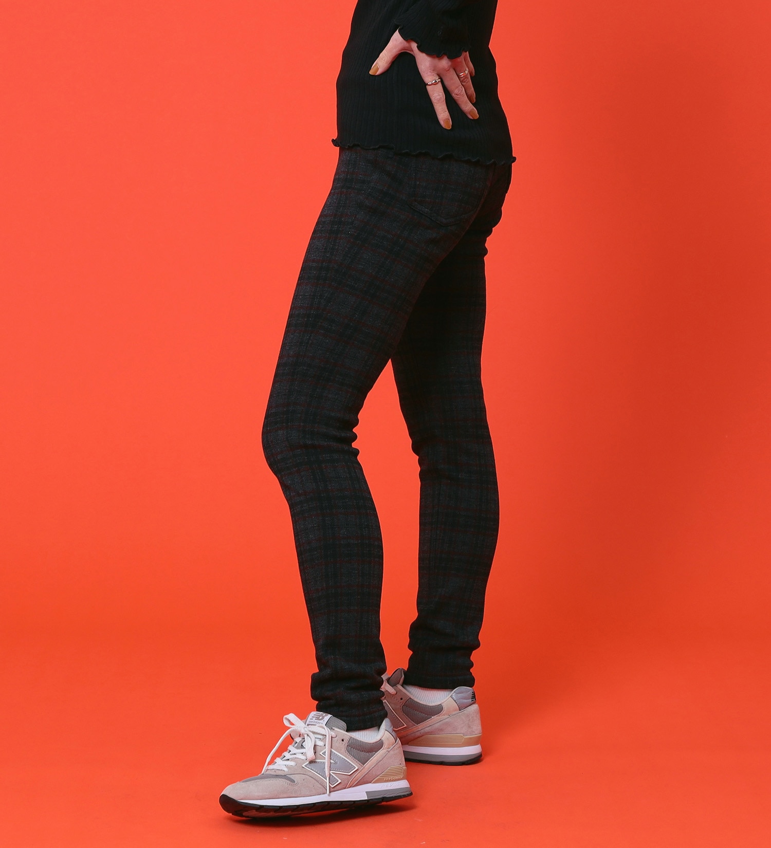 C17(シーセブンティーン)の【BLACKFRIDAY】C17 モコモコスキニーパンツ【暖】|パンツ/パンツ/レディース|チェック2