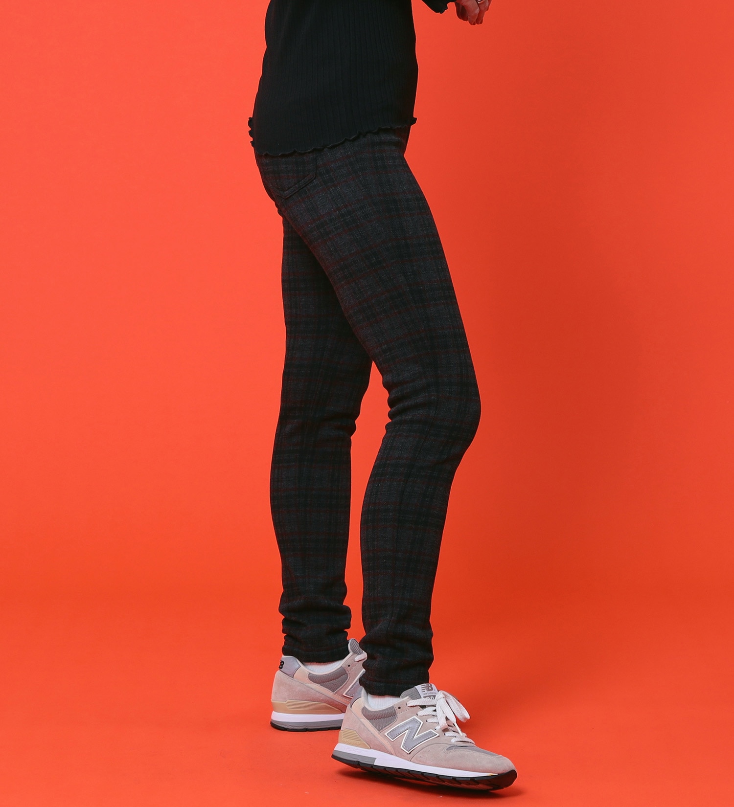 C17(シーセブンティーン)の【BLACKFRIDAY】C17 モコモコスキニーパンツ【暖】|パンツ/パンツ/レディース|チェック2