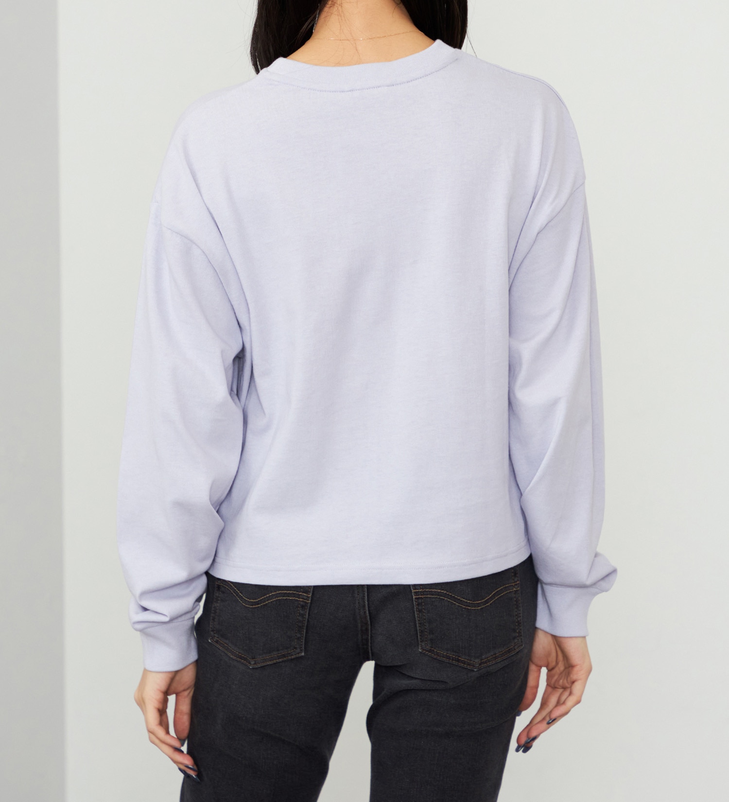 C17(シーセブンティーン)のC17 デニムポケットTシャツ/長袖|トップス/Tシャツ/カットソー/レディース|ライトパープル