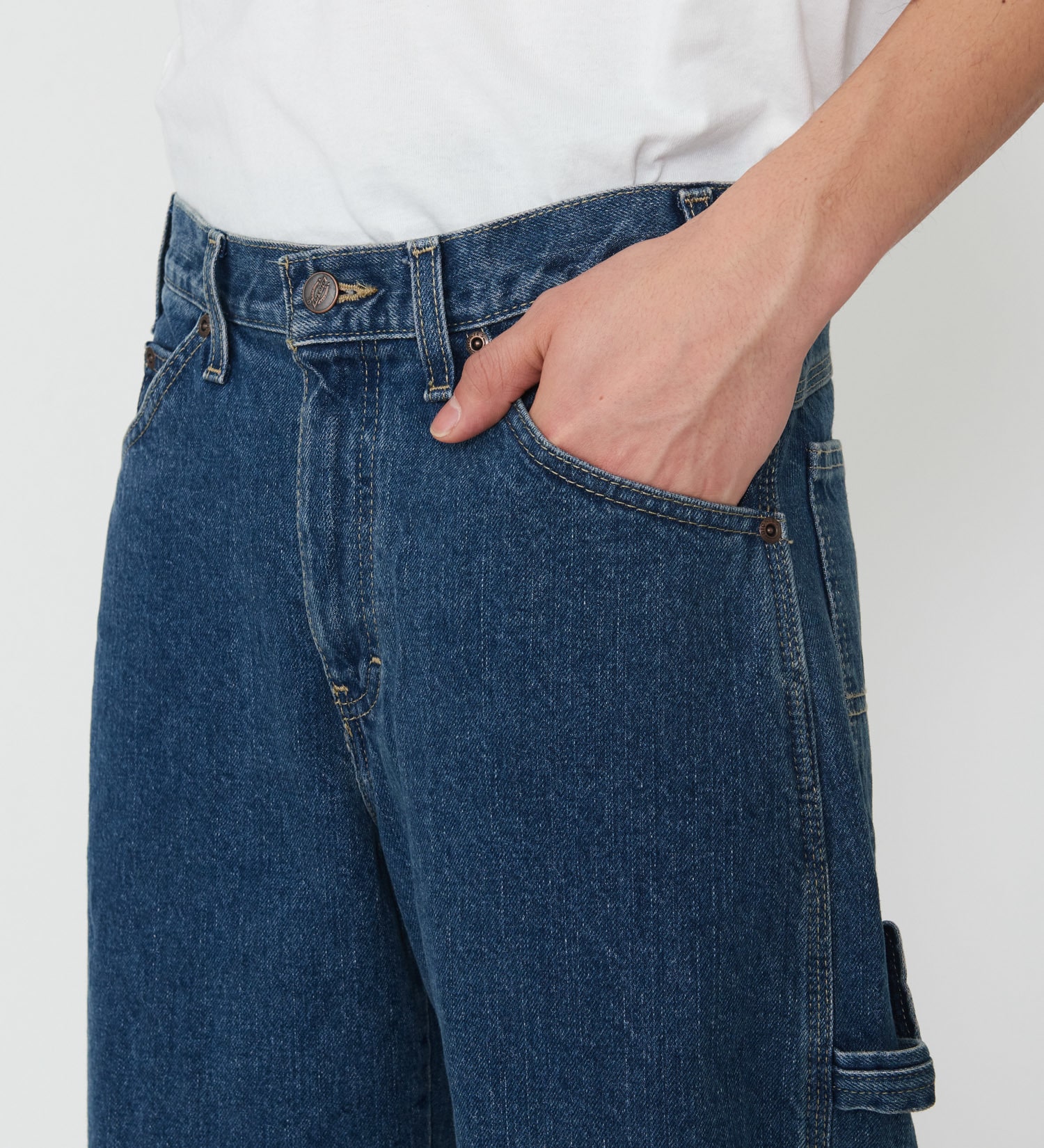 Dickies(ディッキーズ)のユーティリティー リラックス デニムパンツ|パンツ/デニムパンツ/メンズ|中色ブルー