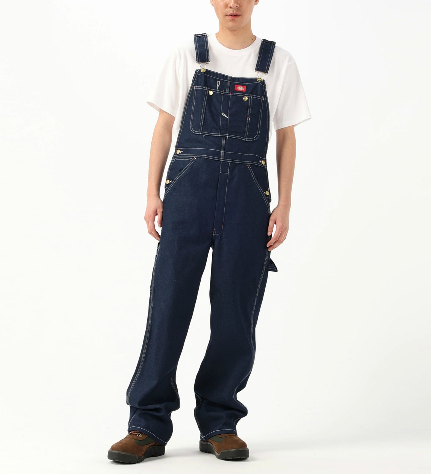 Dickies(ディッキーズ)のデニムビブオーバーオール "83294" (レングス32インチ)|オールインワン/サロペット/オーバーオール/メンズ|インディゴブルー