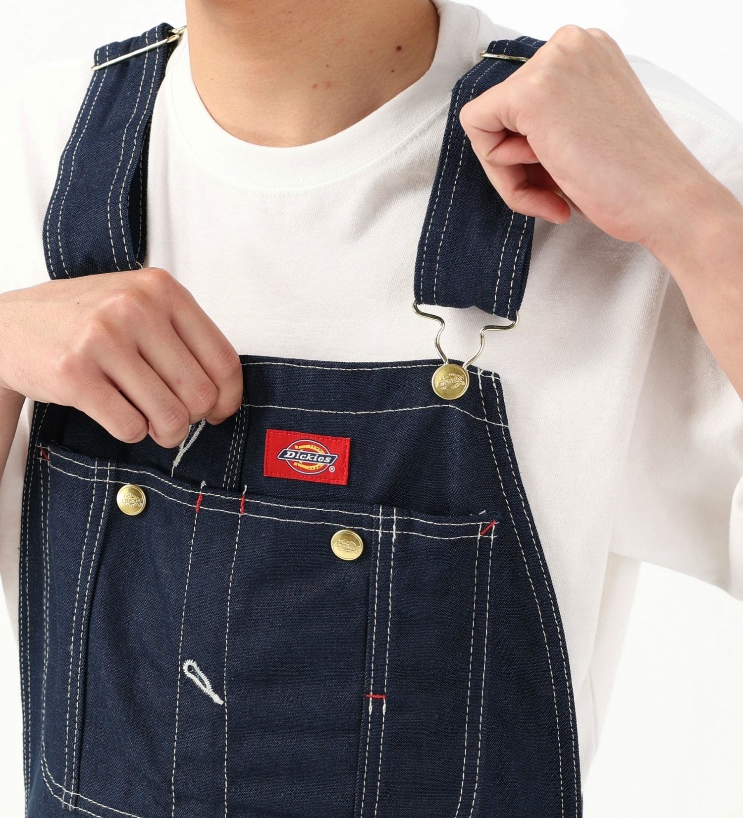 Dickies(ディッキーズ)のデニムビブオーバーオール "83294" (レングス32インチ)|オールインワン/サロペット/オーバーオール/メンズ|インディゴブルー