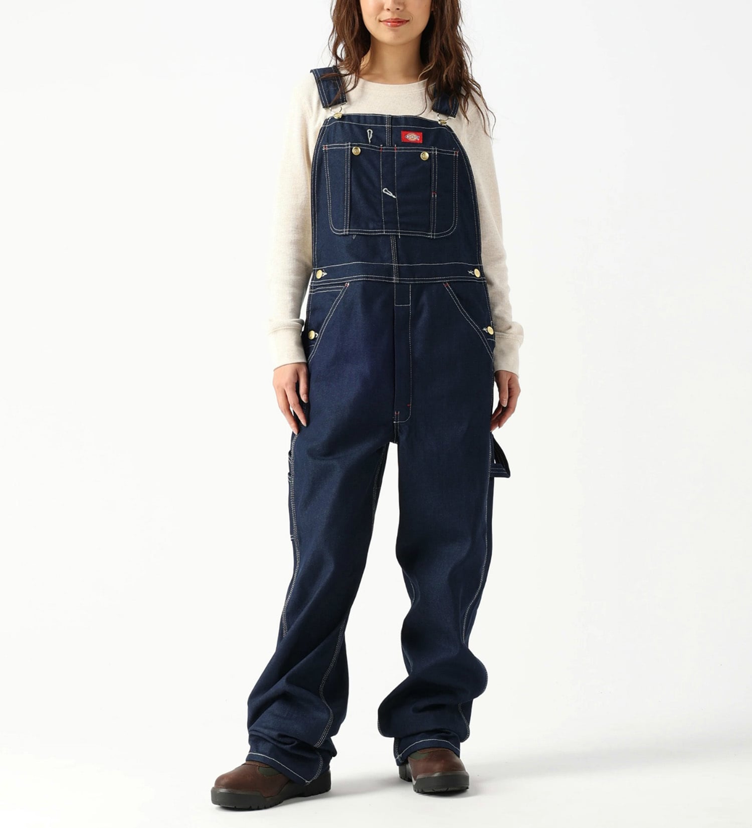Dickies(ディッキーズ)のデニムビブオーバーオール "83294" (レングス32インチ)|オールインワン/サロペット/オーバーオール/メンズ|インディゴブルー