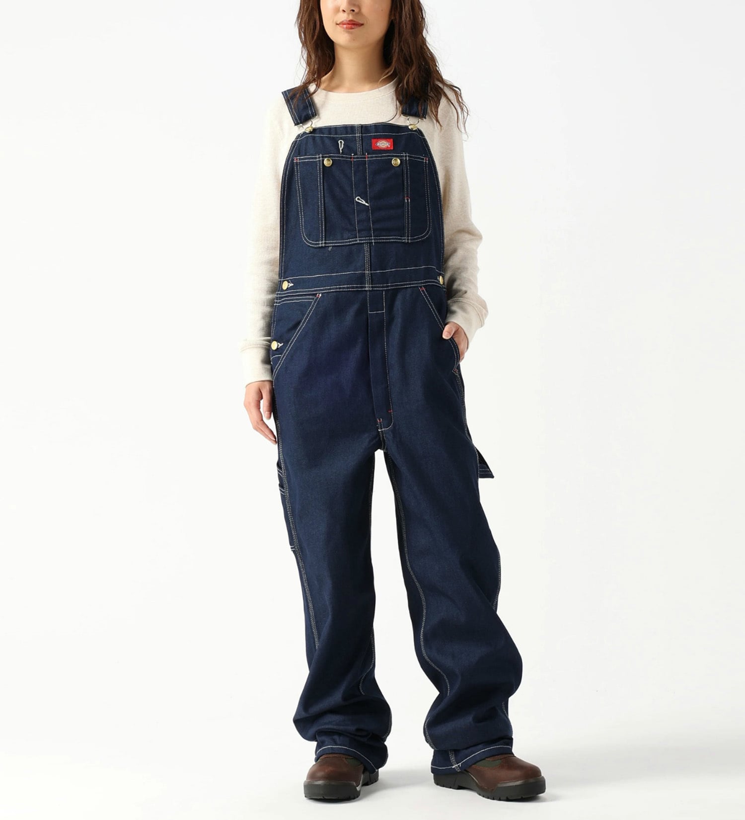 Dickies(ディッキーズ)のデニムビブオーバーオール "83294" (レングス32インチ)|オールインワン/サロペット/オーバーオール/メンズ|インディゴブルー