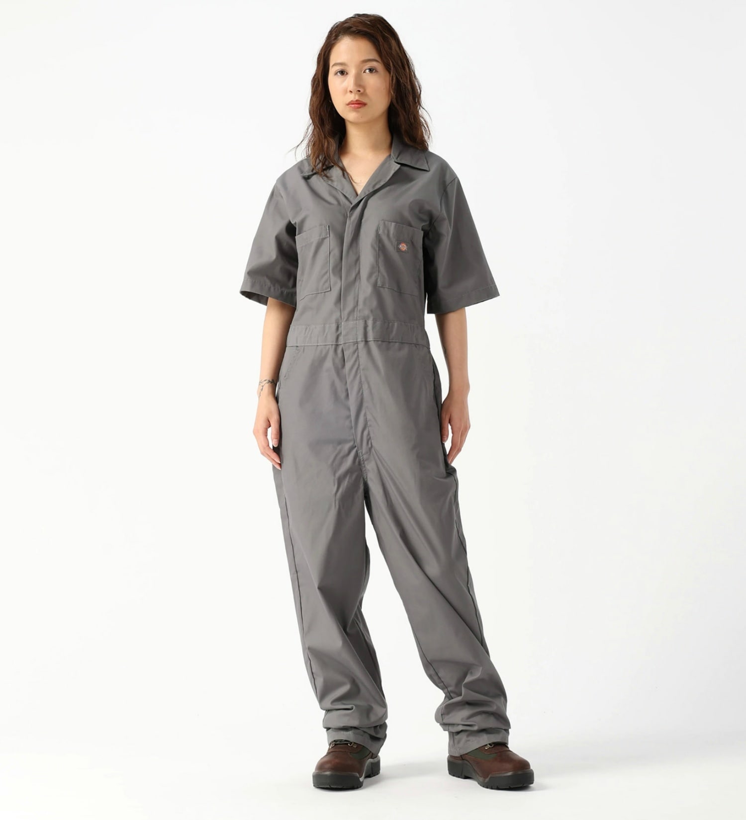 Dickies(ディッキーズ)のカバーオール 半袖 "33999"|オールインワン/つなぎ/オールインワン/メンズ|グレー