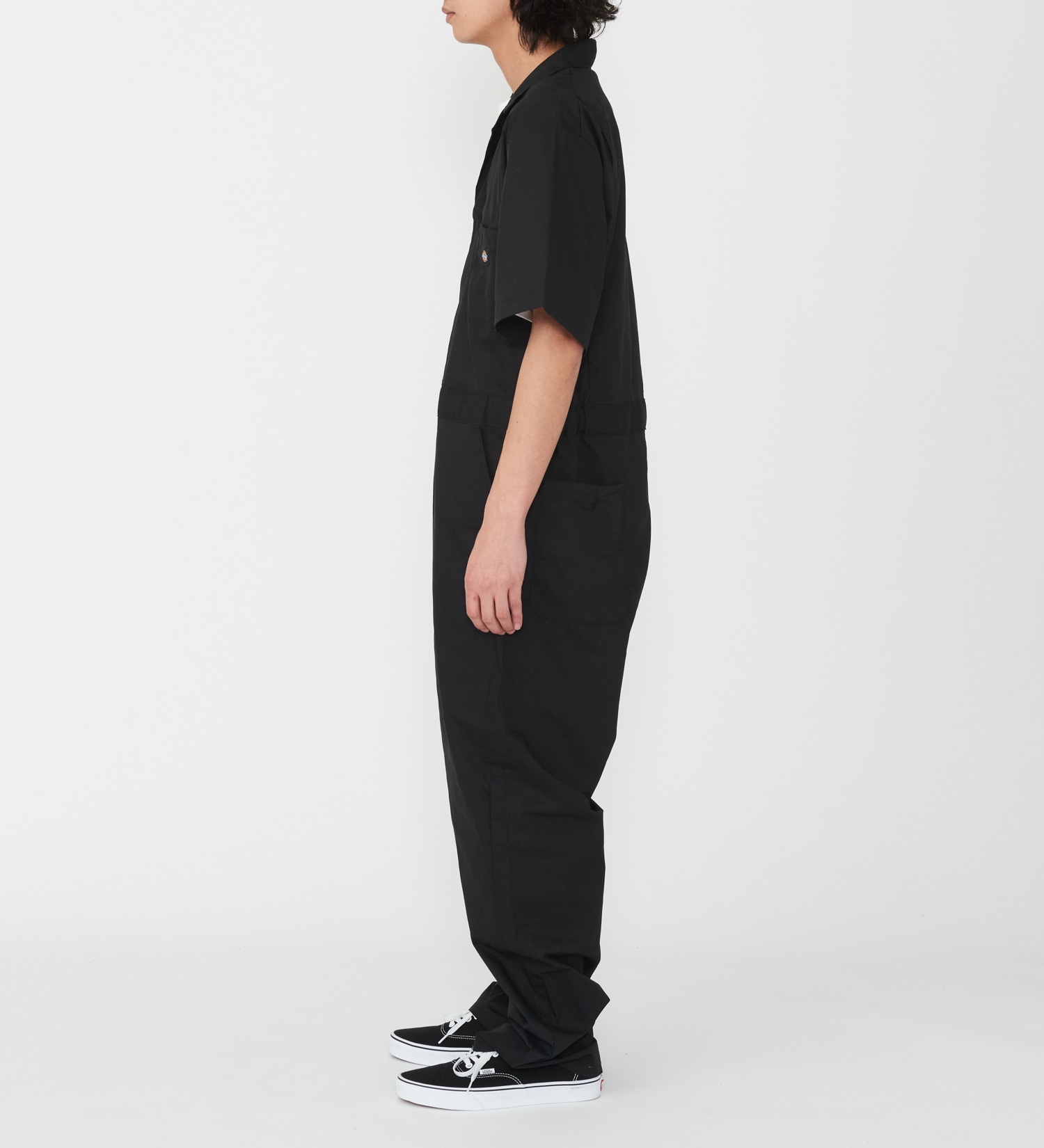 Dickies(ディッキーズ)のショートスリーブカバーオール 半袖|オールインワン/つなぎ/オールインワン/メンズ|ブラック