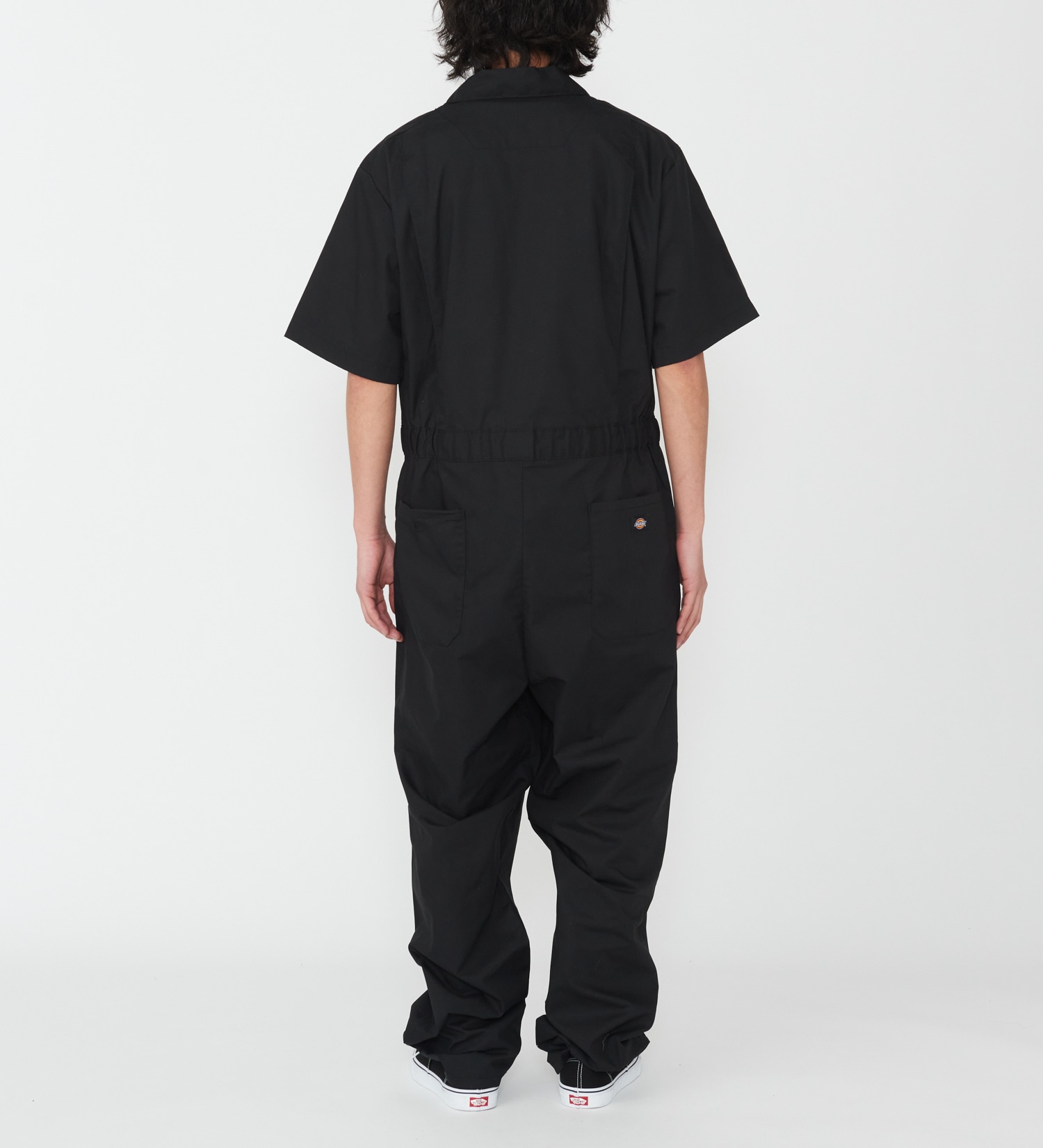 Dickies(ディッキーズ)のショートスリーブカバーオール 半袖|オールインワン/つなぎ/オールインワン/メンズ|ブラック