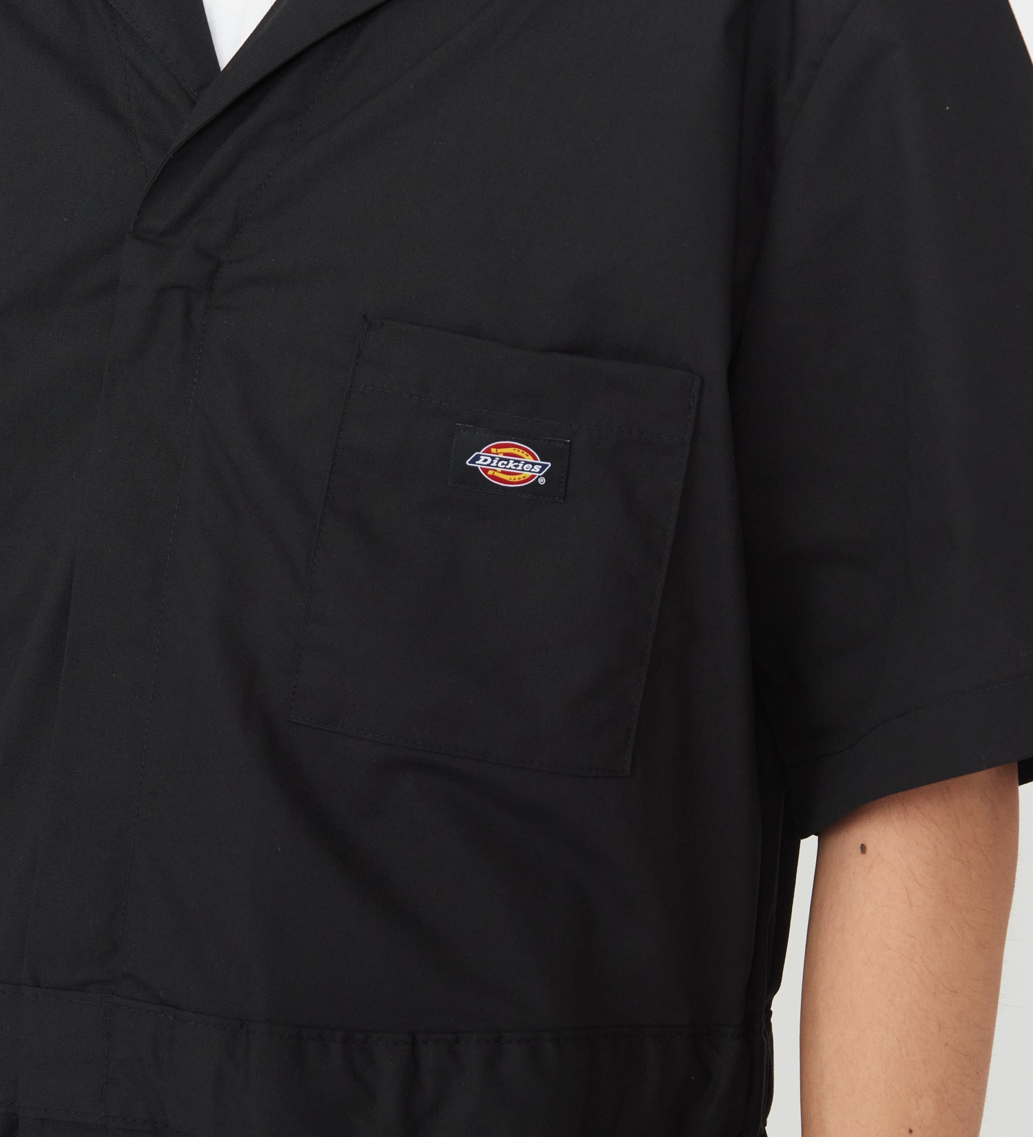 Dickies(ディッキーズ)のショートスリーブカバーオール 半袖|オールインワン/つなぎ/オールインワン/メンズ|ブラック