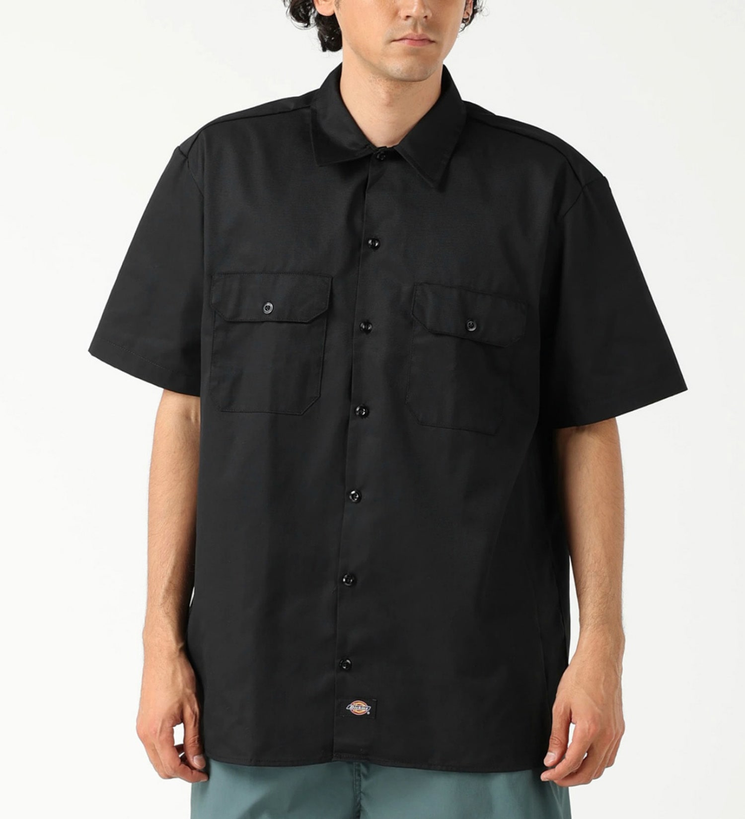 Dickies(ディッキーズ)のワークシャツ 半袖 "1574"|トップス/シャツ/ブラウス/メンズ|ブラック