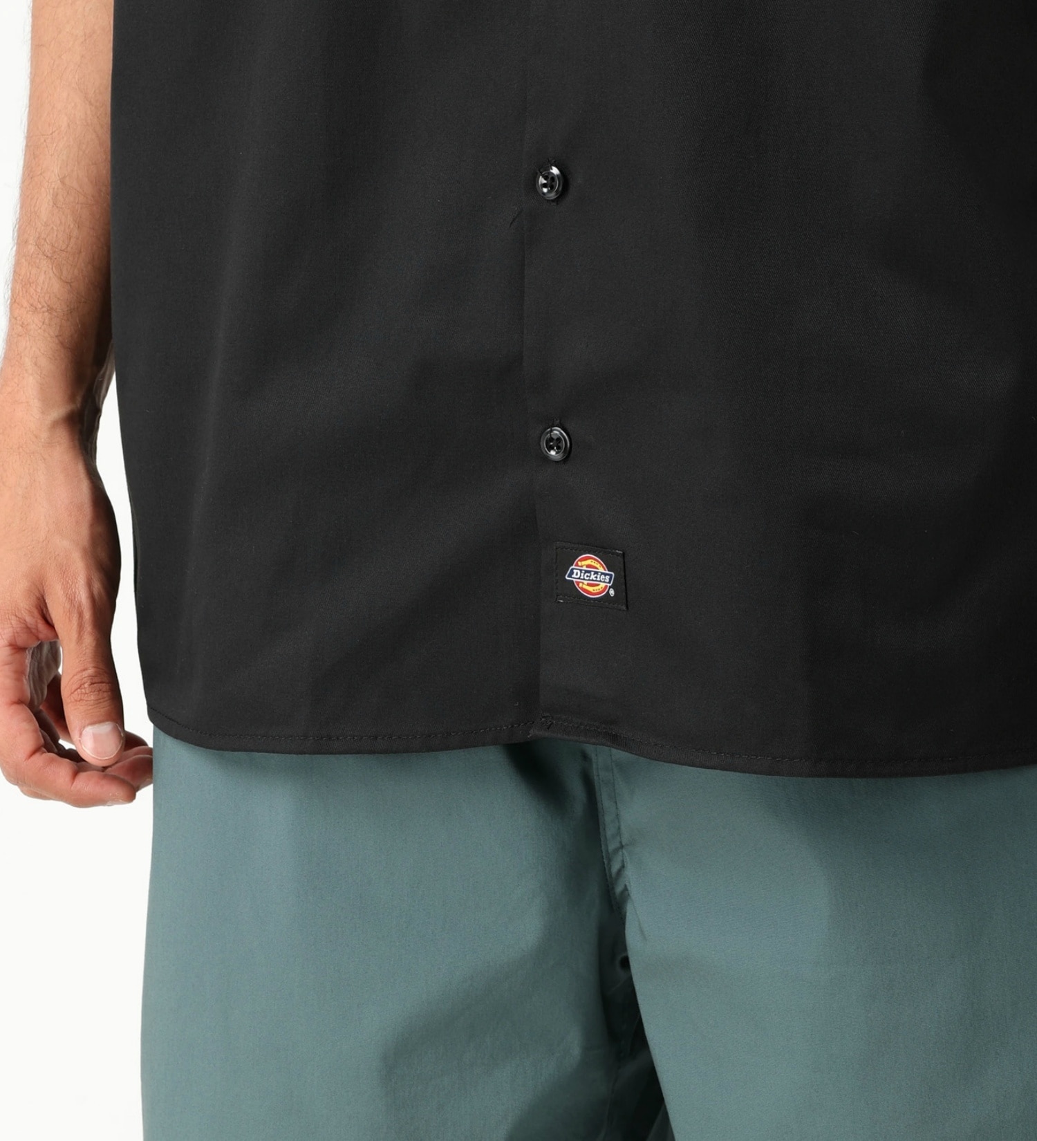 Dickies(ディッキーズ)のワークシャツ 半袖 "1574"|トップス/シャツ/ブラウス/メンズ|ブラック