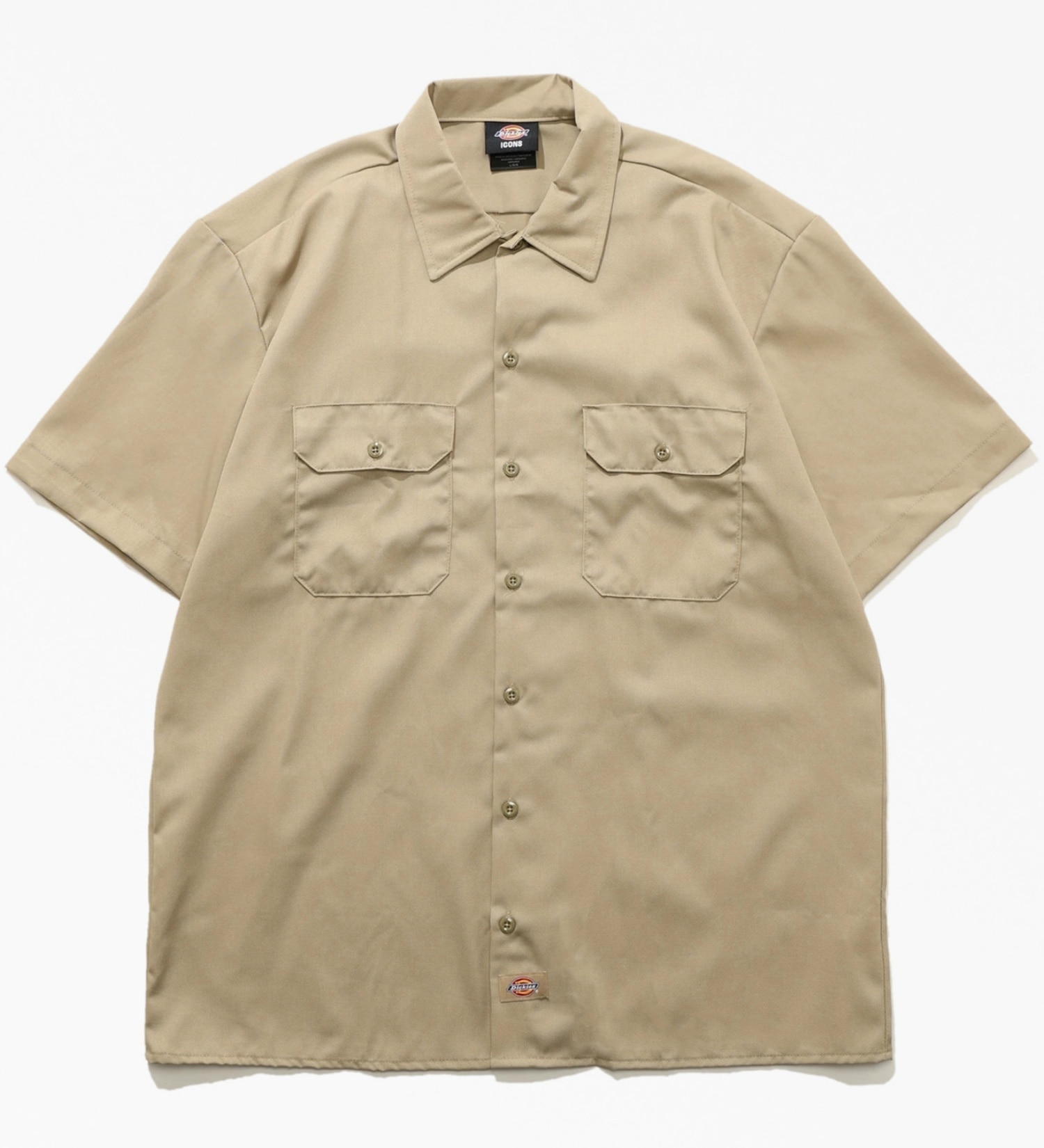 Dickies(ディッキーズ)のワークシャツ 半袖 "1574"|トップス/シャツ/ブラウス/メンズ|サンドベージュ
