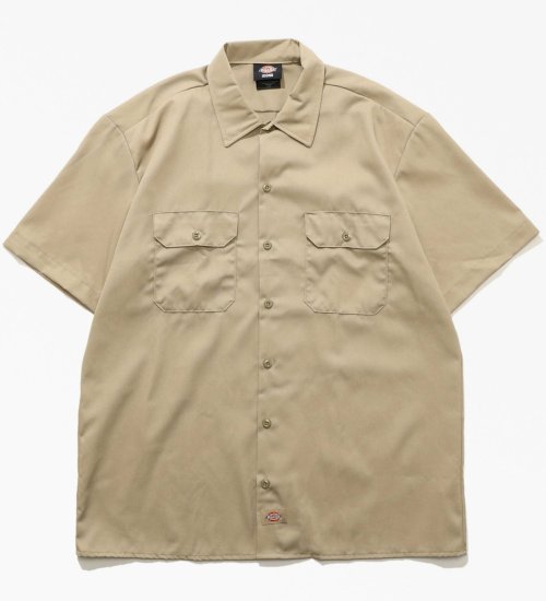 Dickies(ディッキーズ)のワークシャツ 半袖 "1574"|トップス/シャツ/ブラウス/メンズ|サンドベージュ