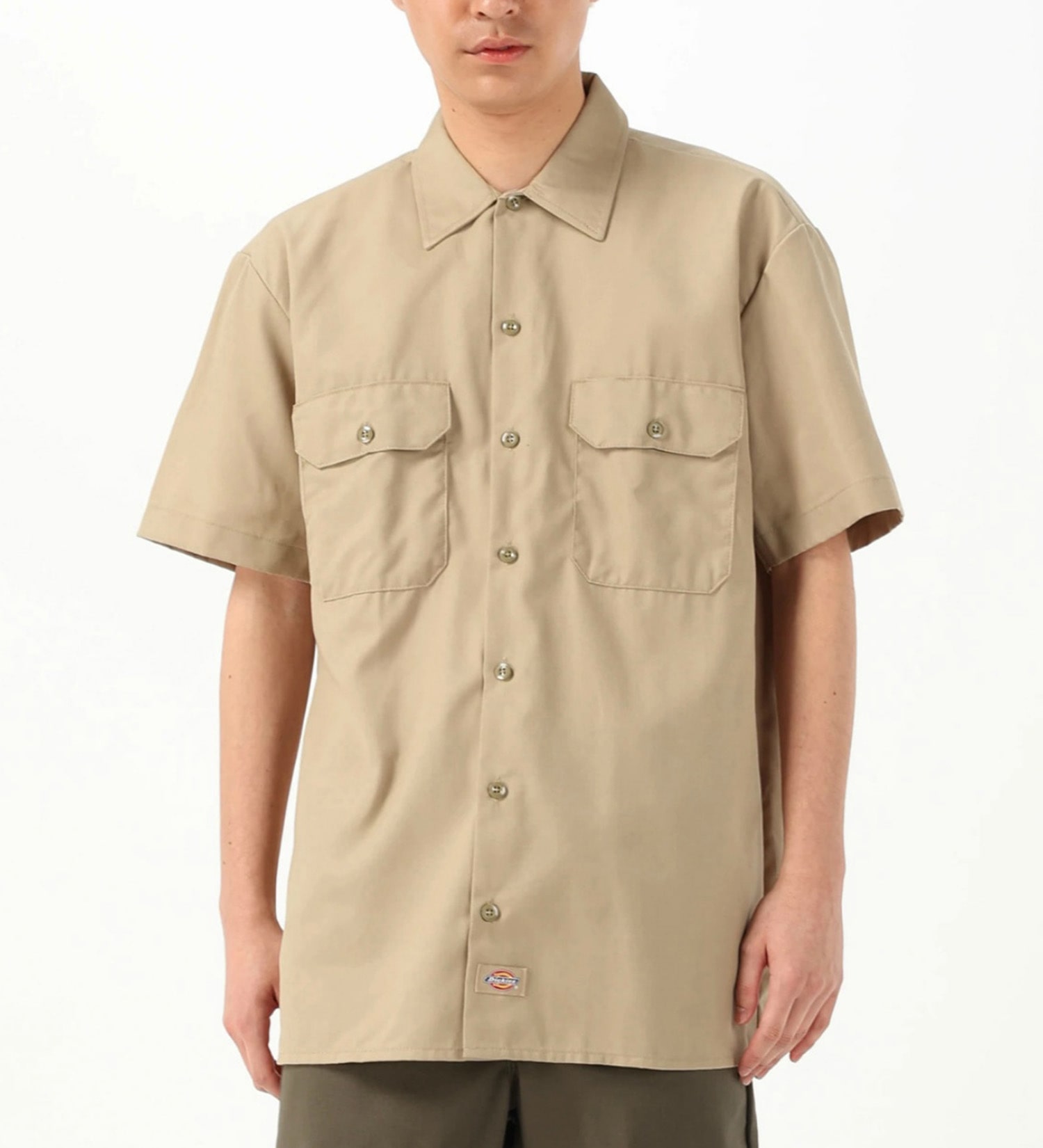 Dickies(ディッキーズ)のワークシャツ 半袖 "1574"|トップス/シャツ/ブラウス/メンズ|サンドベージュ
