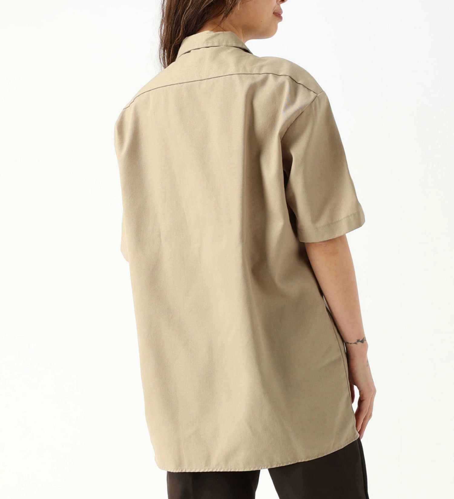 Dickies(ディッキーズ)のワークシャツ 半袖 "1574"|トップス/シャツ/ブラウス/メンズ|サンドベージュ