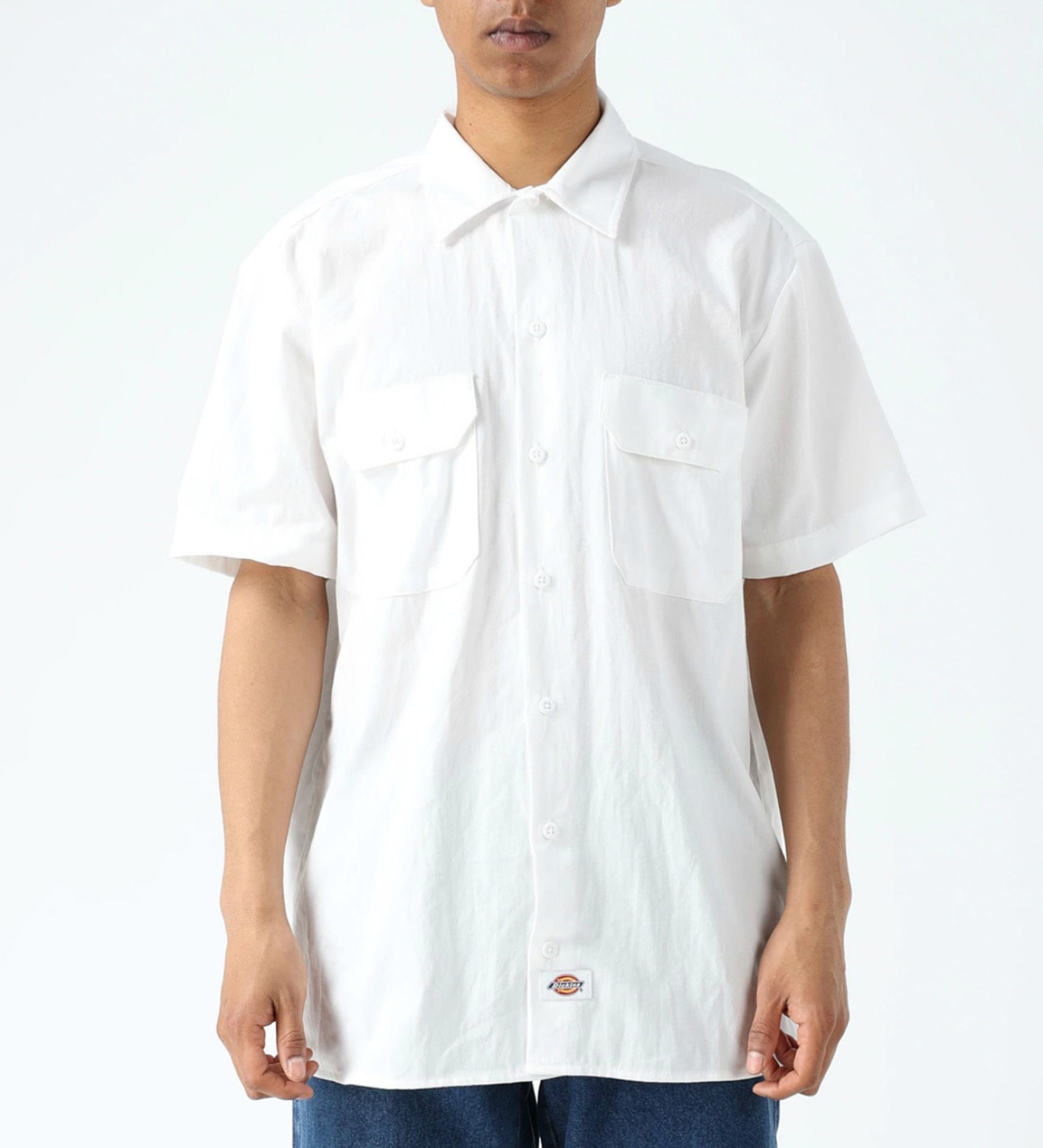 Dickies(ディッキーズ)のワークシャツ 半袖 "1574"|トップス/シャツ/ブラウス/メンズ|ホワイト
